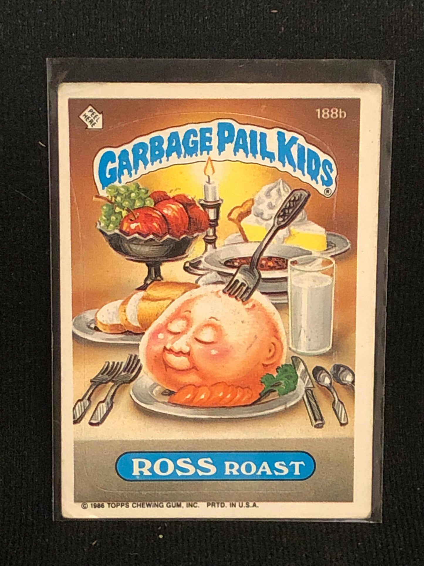 Garbage Pail Kids Original Series 5 (os5) 188b Ross Roast