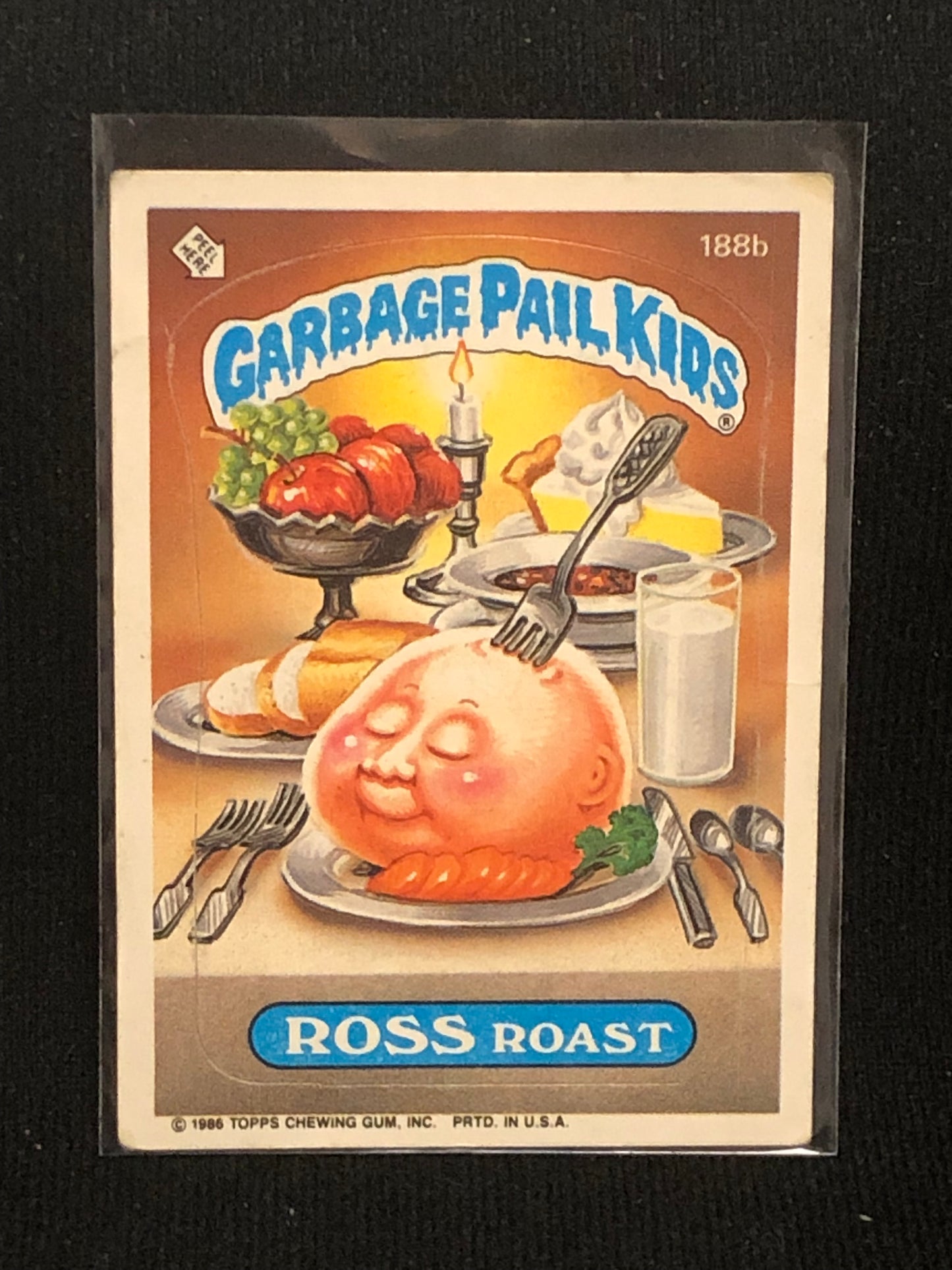 Garbage Pail Kids Original Series 5 (os5) 188b Ross Roast