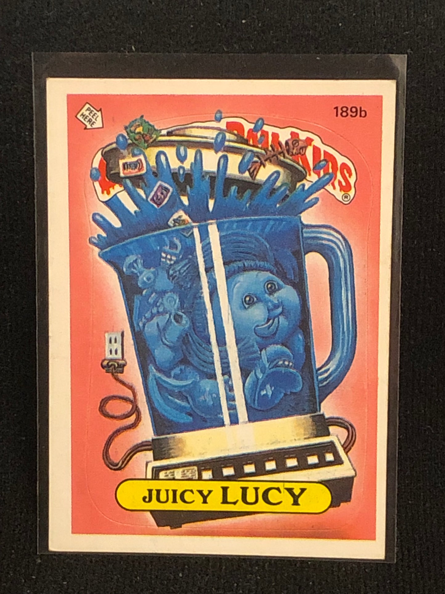 Garbage Pail Kids Original Series 5 (os5) 189b Juicy Lucy