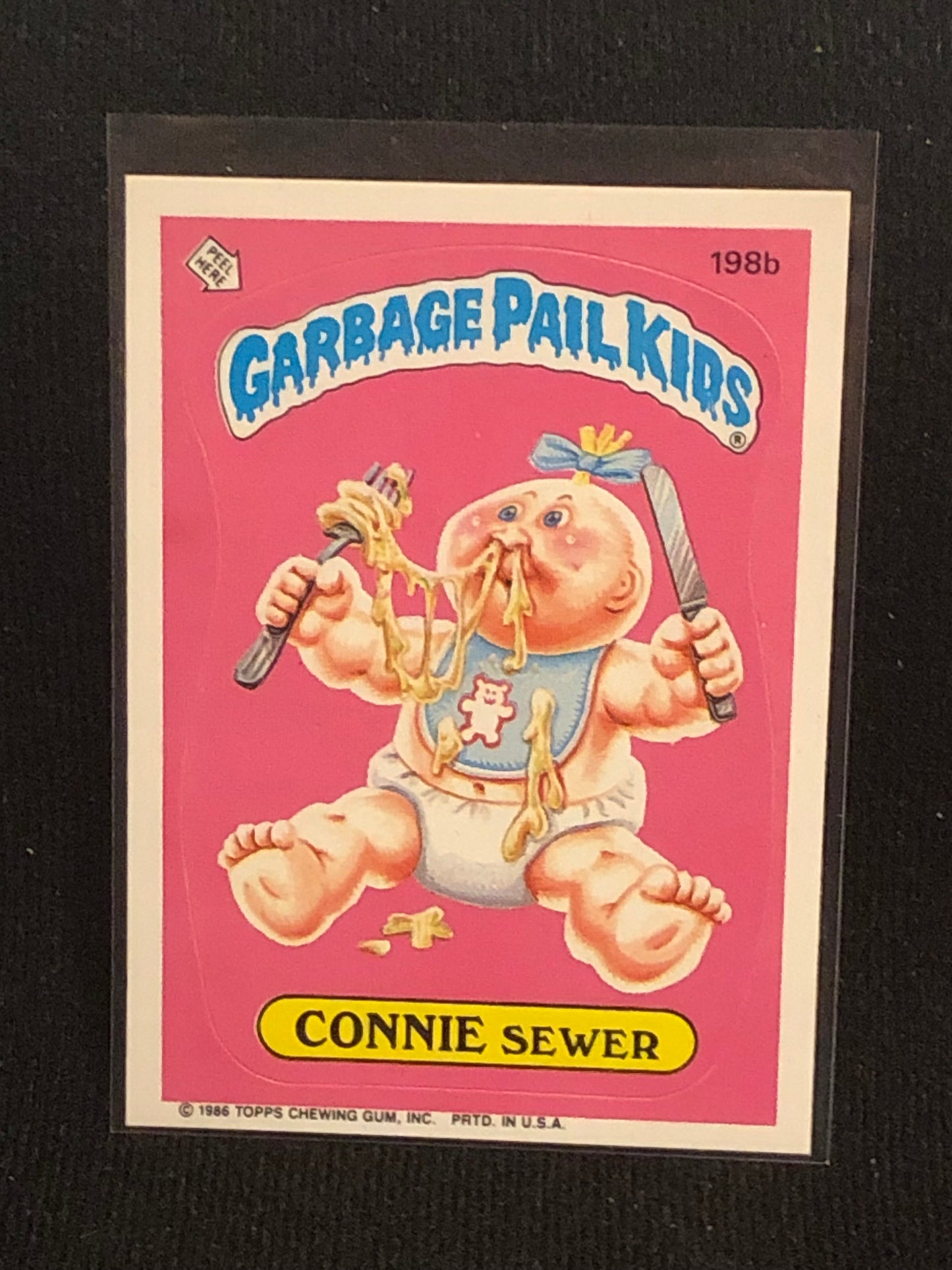 Garbage Pail Kids Original Series 5 (os5) 198b Connie Sewer