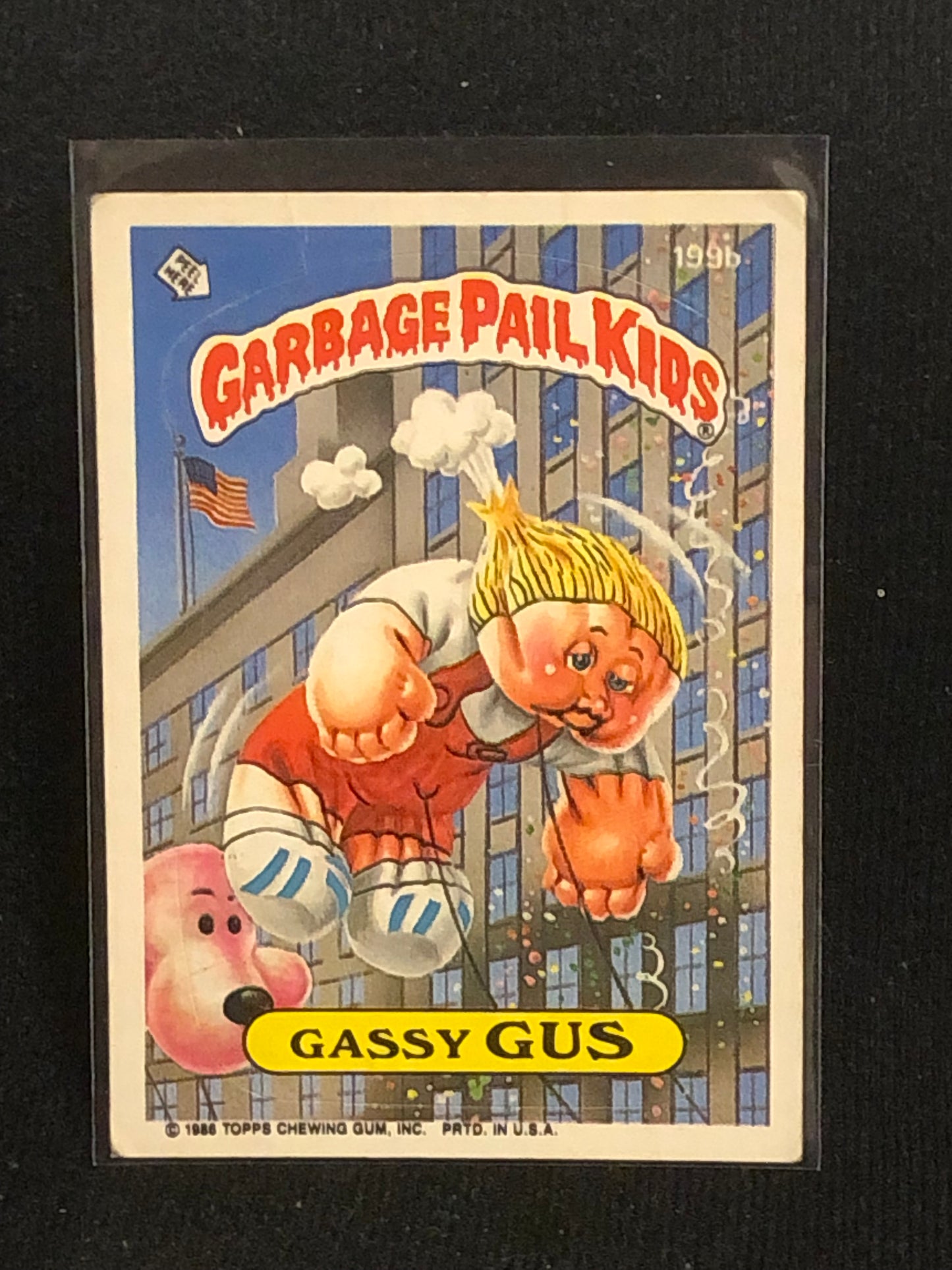 Garbage Pail Kids Original Series 5 (os5) 199b Gassy Gus