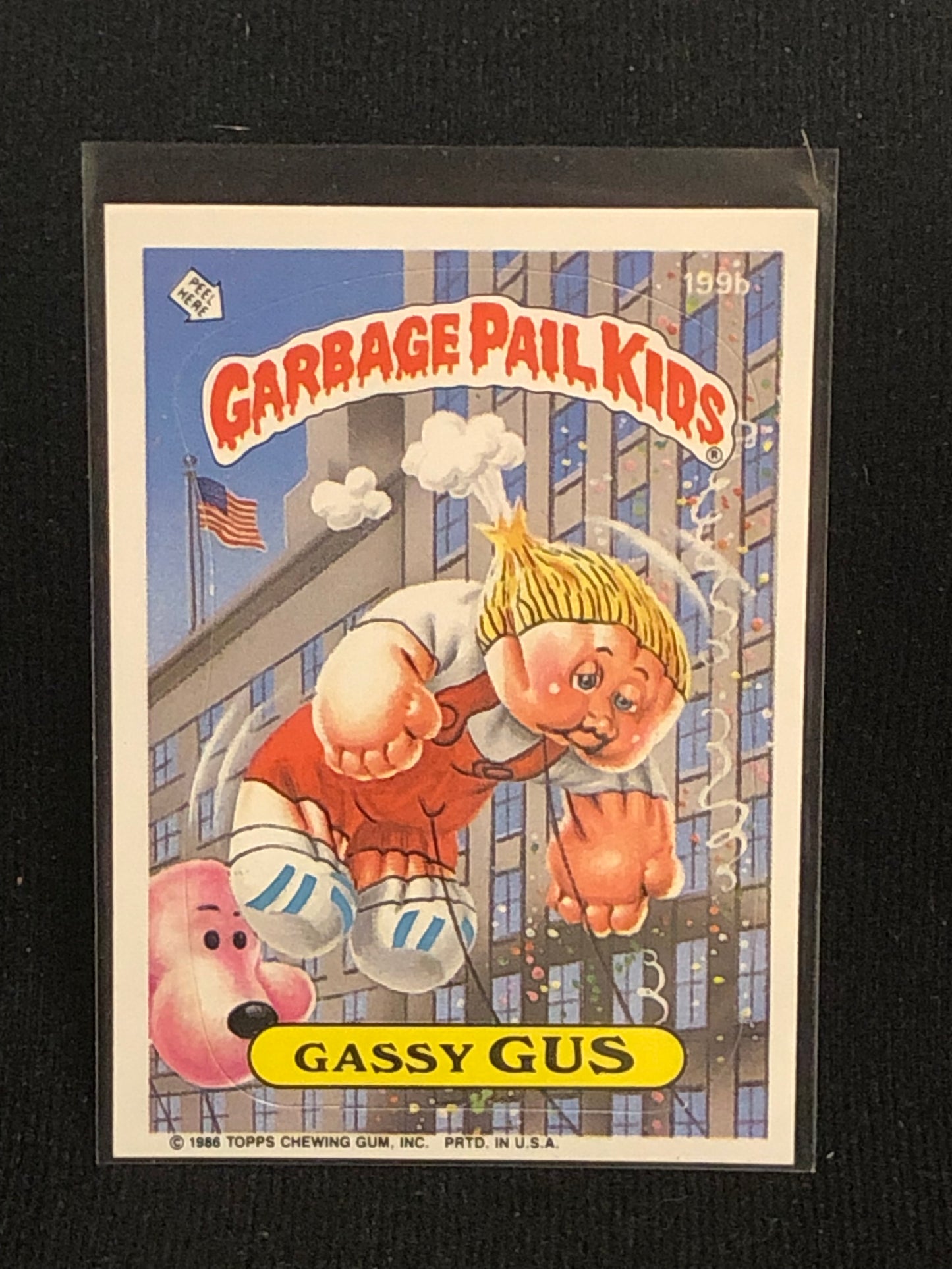 Garbage Pail Kids Original Series 5 (os5) 199b Gassy Gus