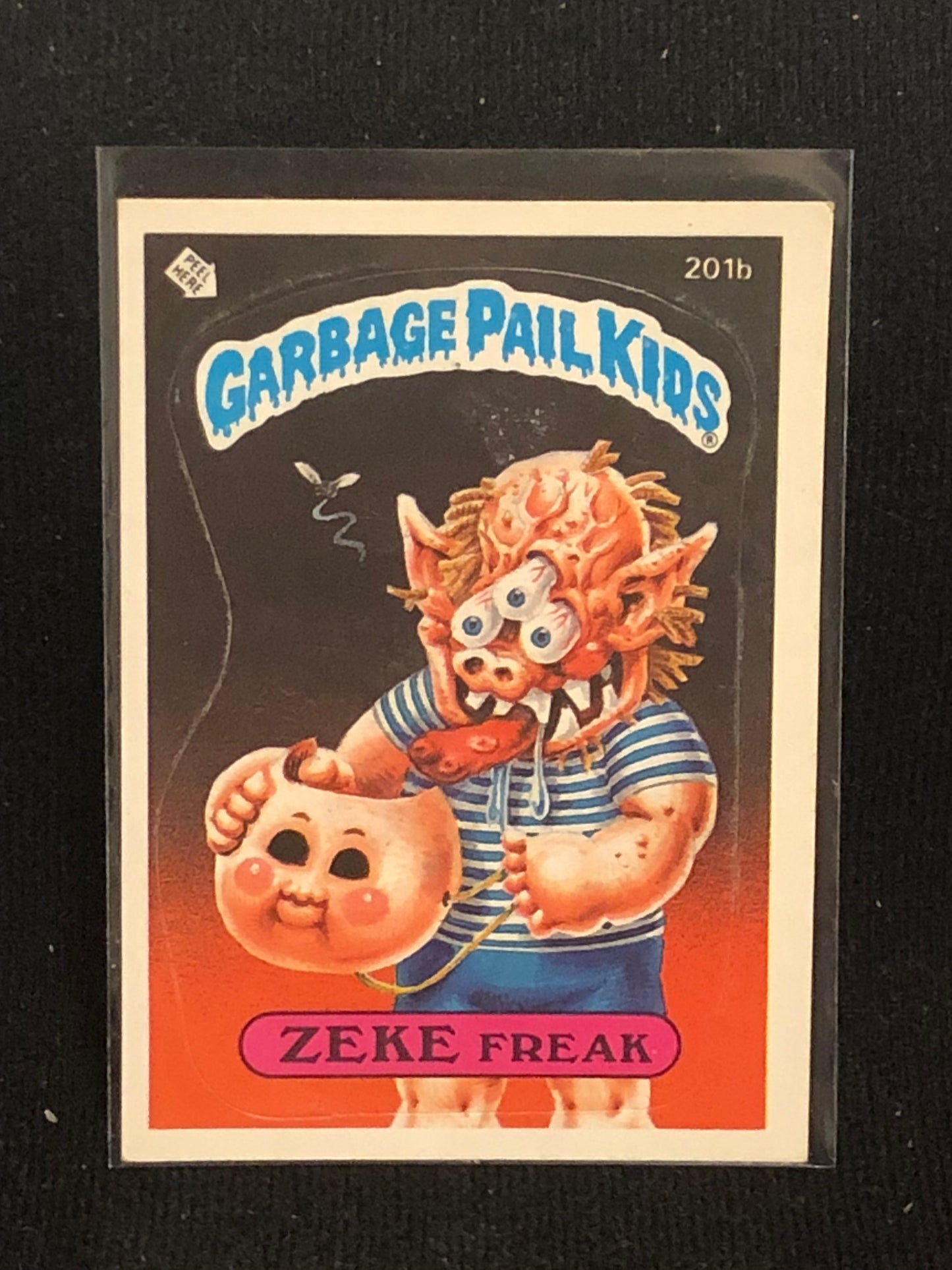 Garbage Pail Kids Original Series 5 (os5) 201b Zeke Freak