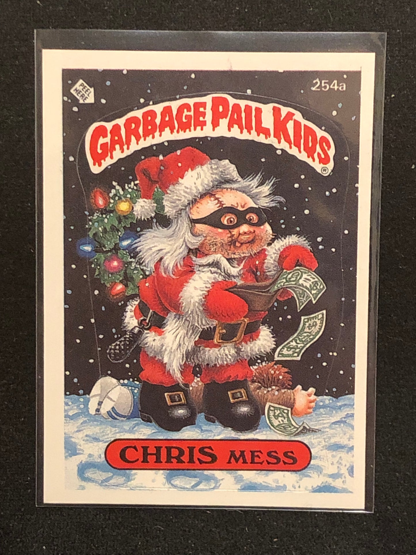 Garbage Pail Kids Original Series 7 (os7) 254a Chris Mess