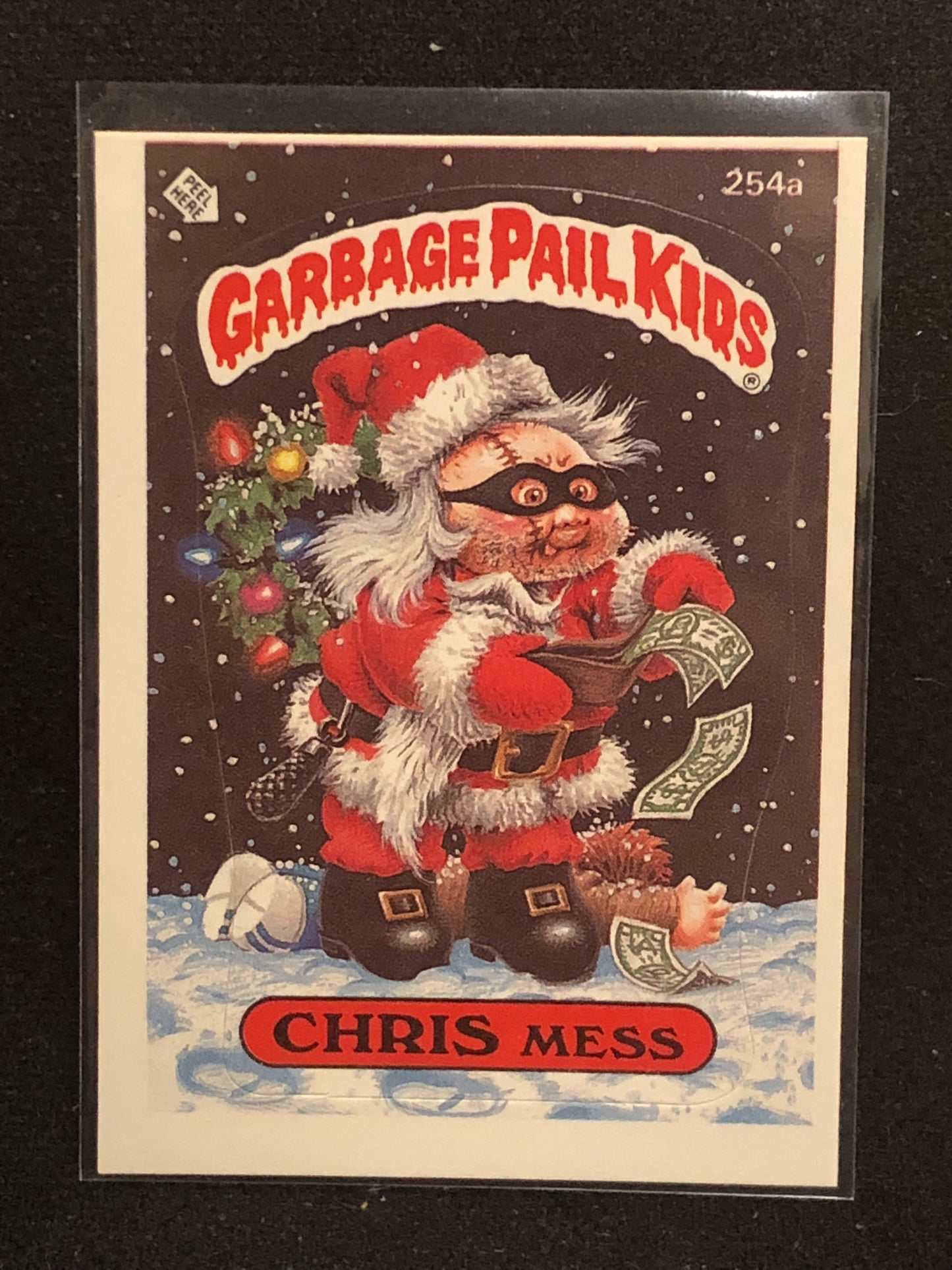 Garbage Pail Kids Original Series 7 (os7) 254a Chris Mess