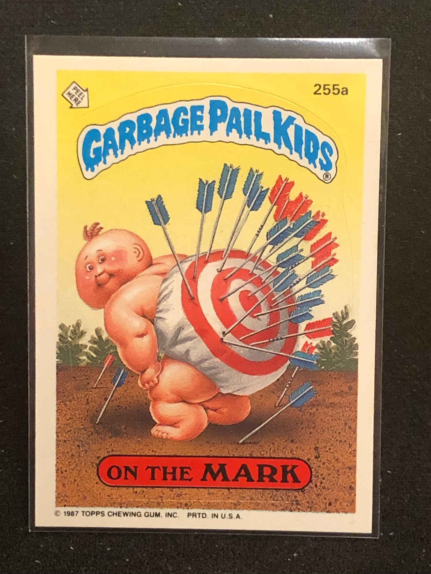 Garbage Pail Kids Original Series 7 (os7) 255a On The Mark