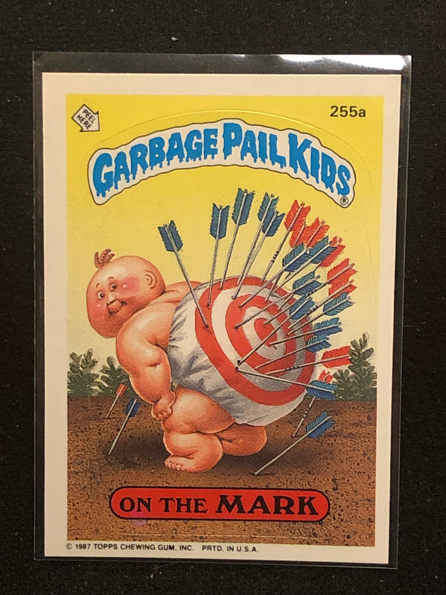 Garbage Pail Kids Original Series 7 (os7) 255a On The Mark