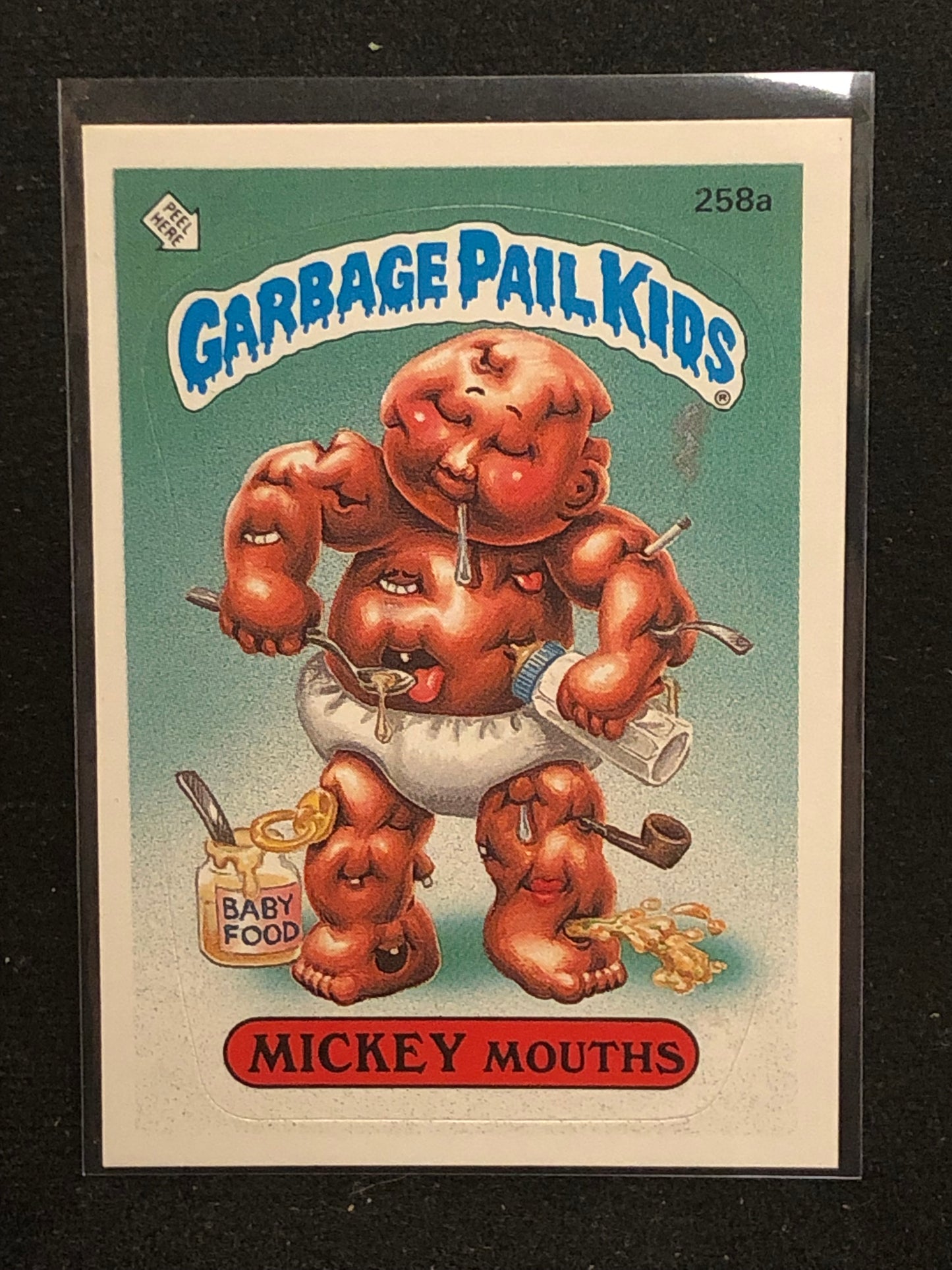 Garbage Pail Kids Original Series 7 (os7) 258a Mickey Mouths