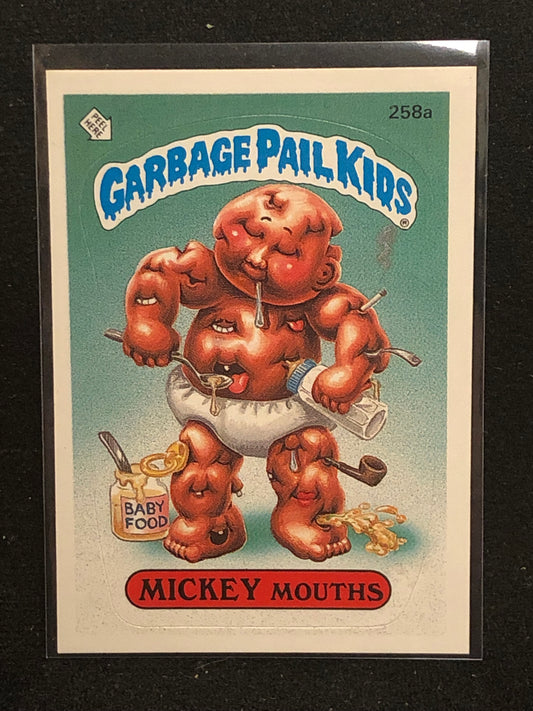 Garbage Pail Kids Original Series 7 (os7) 258a Mickey Mouths