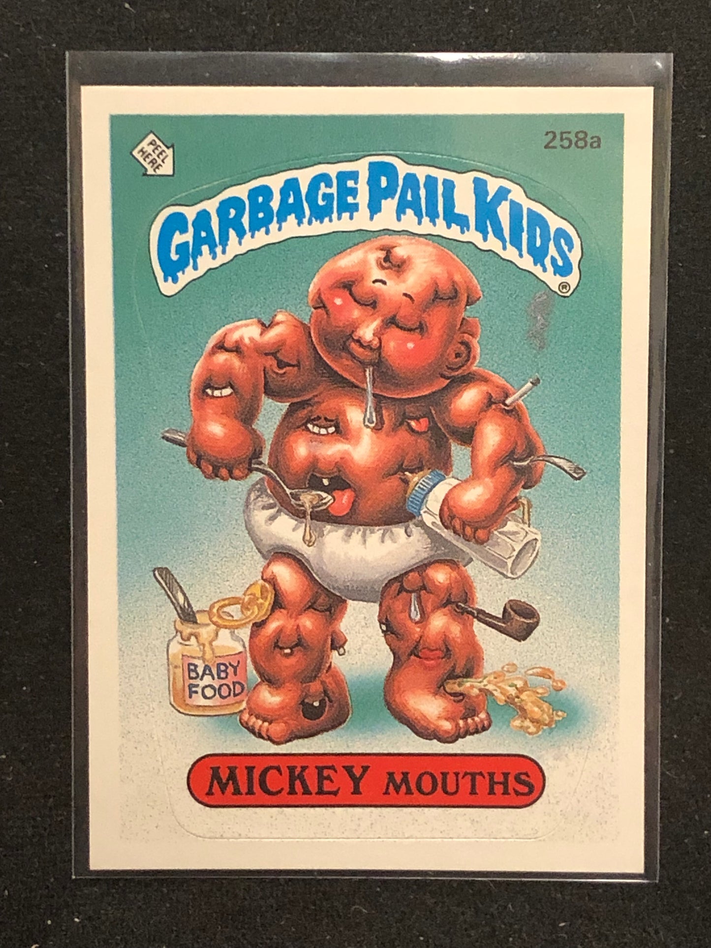 Garbage Pail Kids Original Series 7 (os7) 258a Mickey Mouths