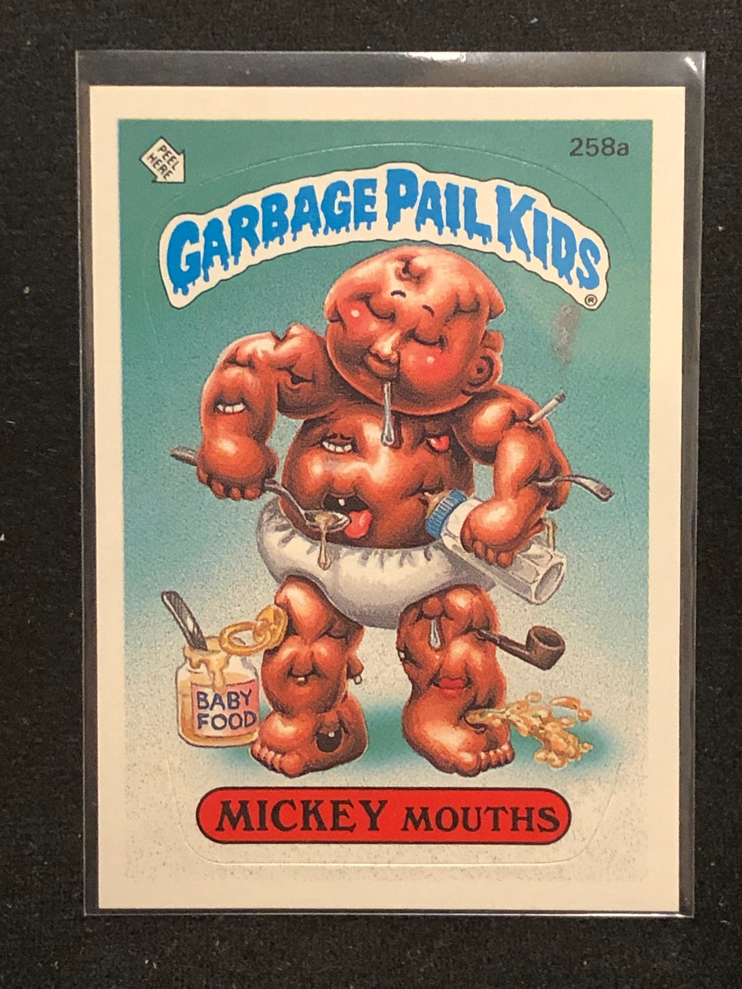 Garbage Pail Kids Original Series 7 (os7) 258a Mickey Mouths