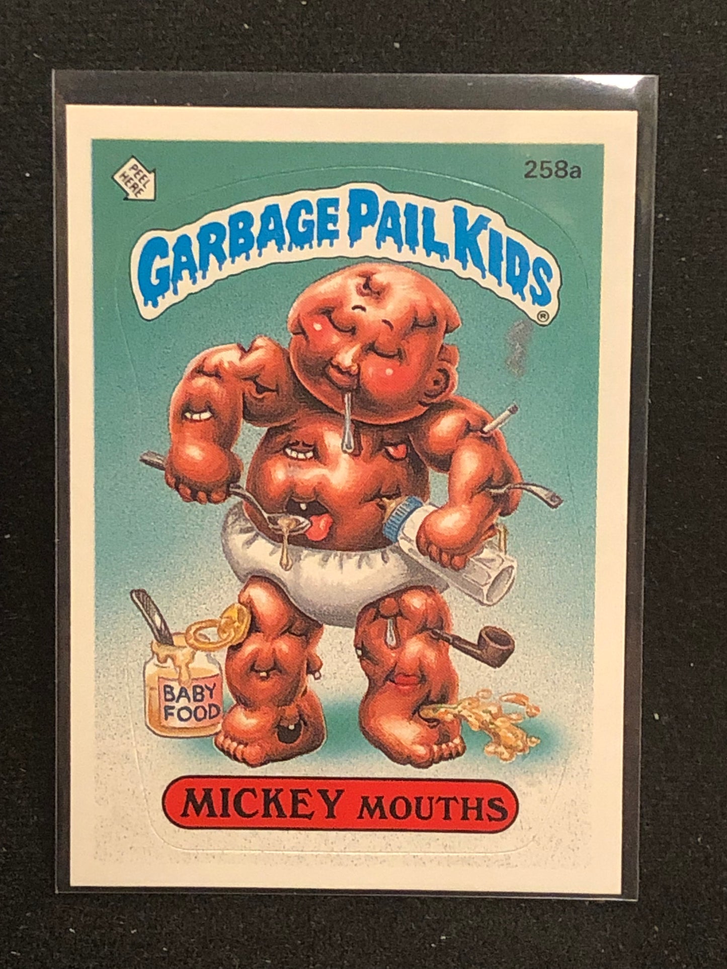 Garbage Pail Kids Original Series 7 (os7) 258a Mickey Mouths