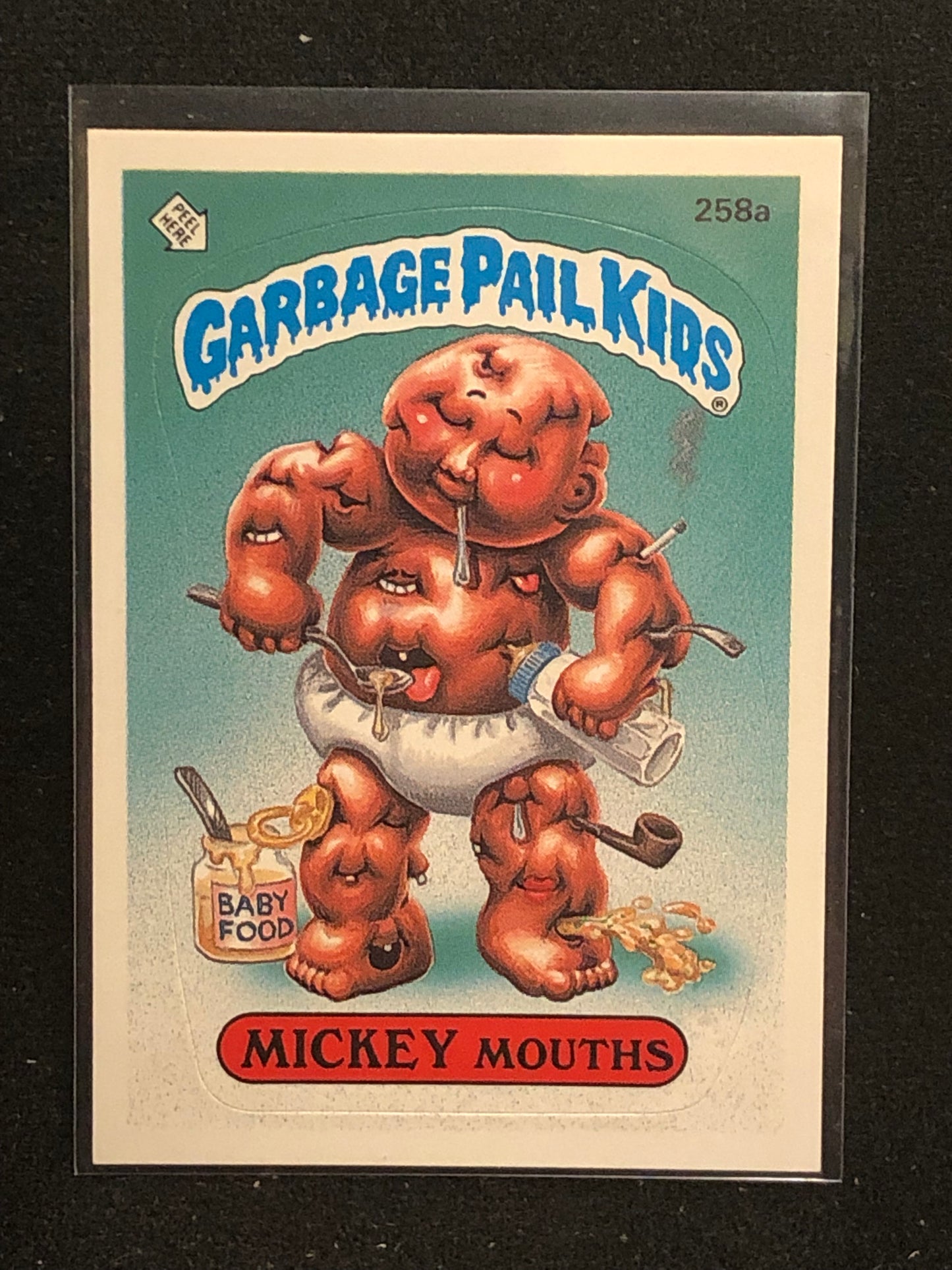 Garbage Pail Kids Original Series 7 (os7) 258a Mickey Mouths