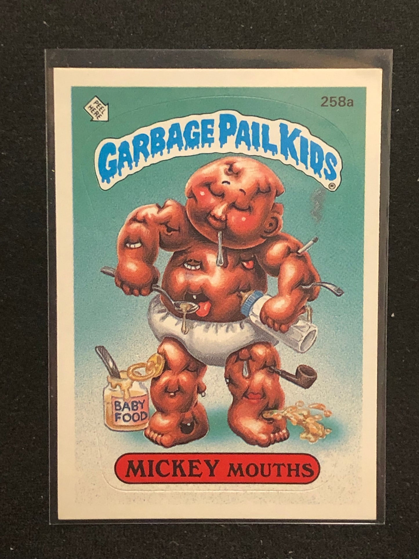 Garbage Pail Kids Original Series 7 (os7) 258a Mickey Mouths