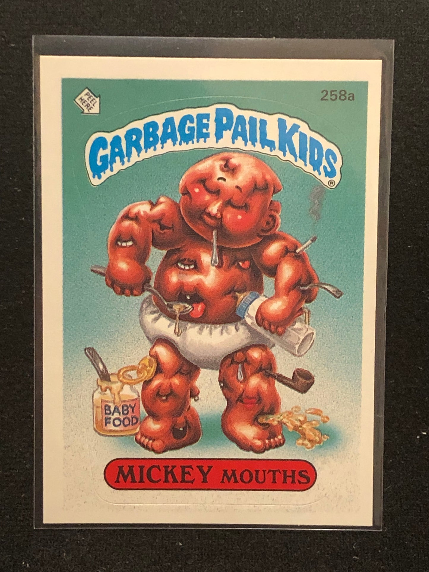 Garbage Pail Kids Original Series 7 (os7) 258a Mickey Mouths