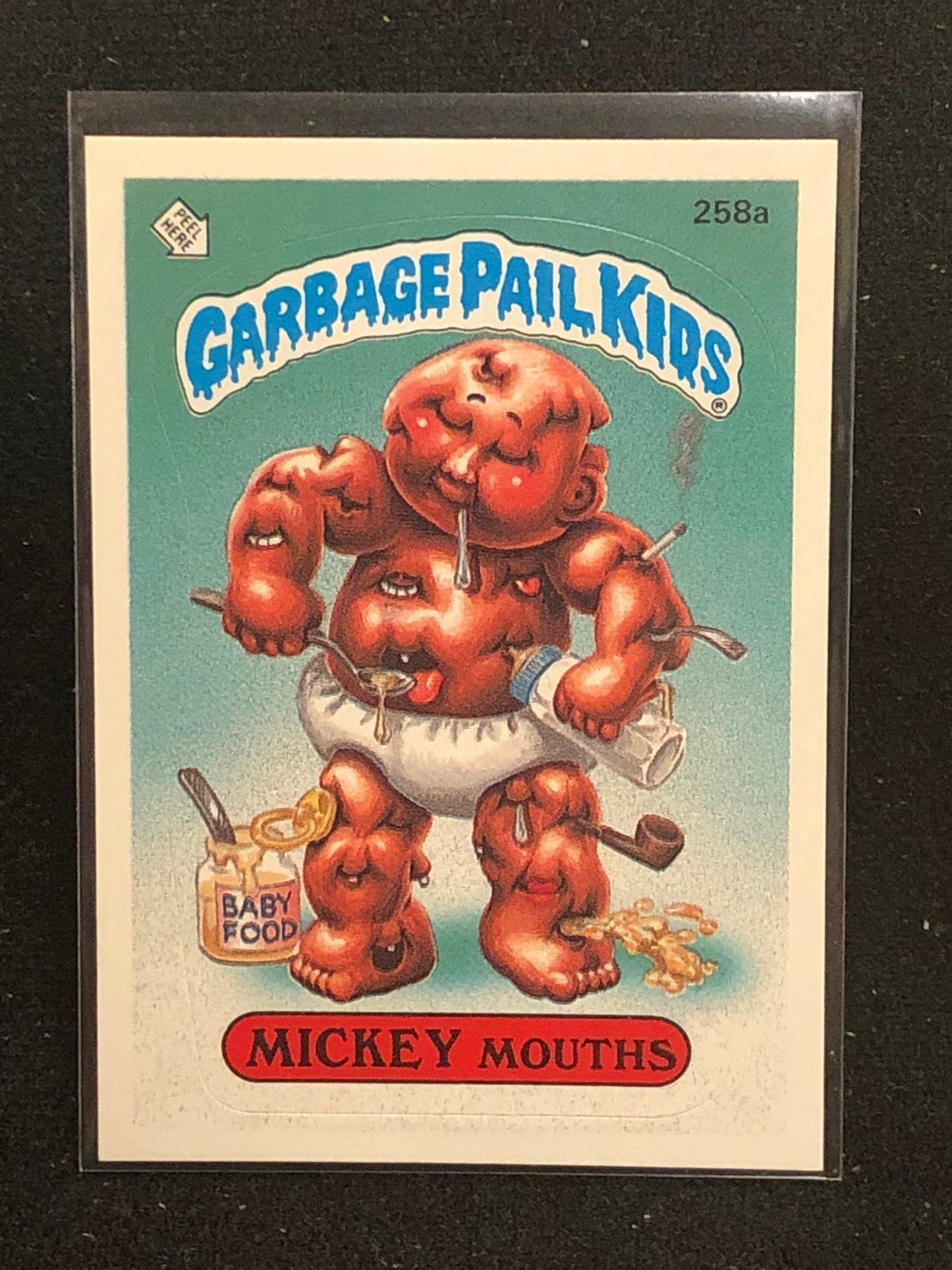 Garbage Pail Kids Original Series 7 (os7) 258a Mickey Mouths