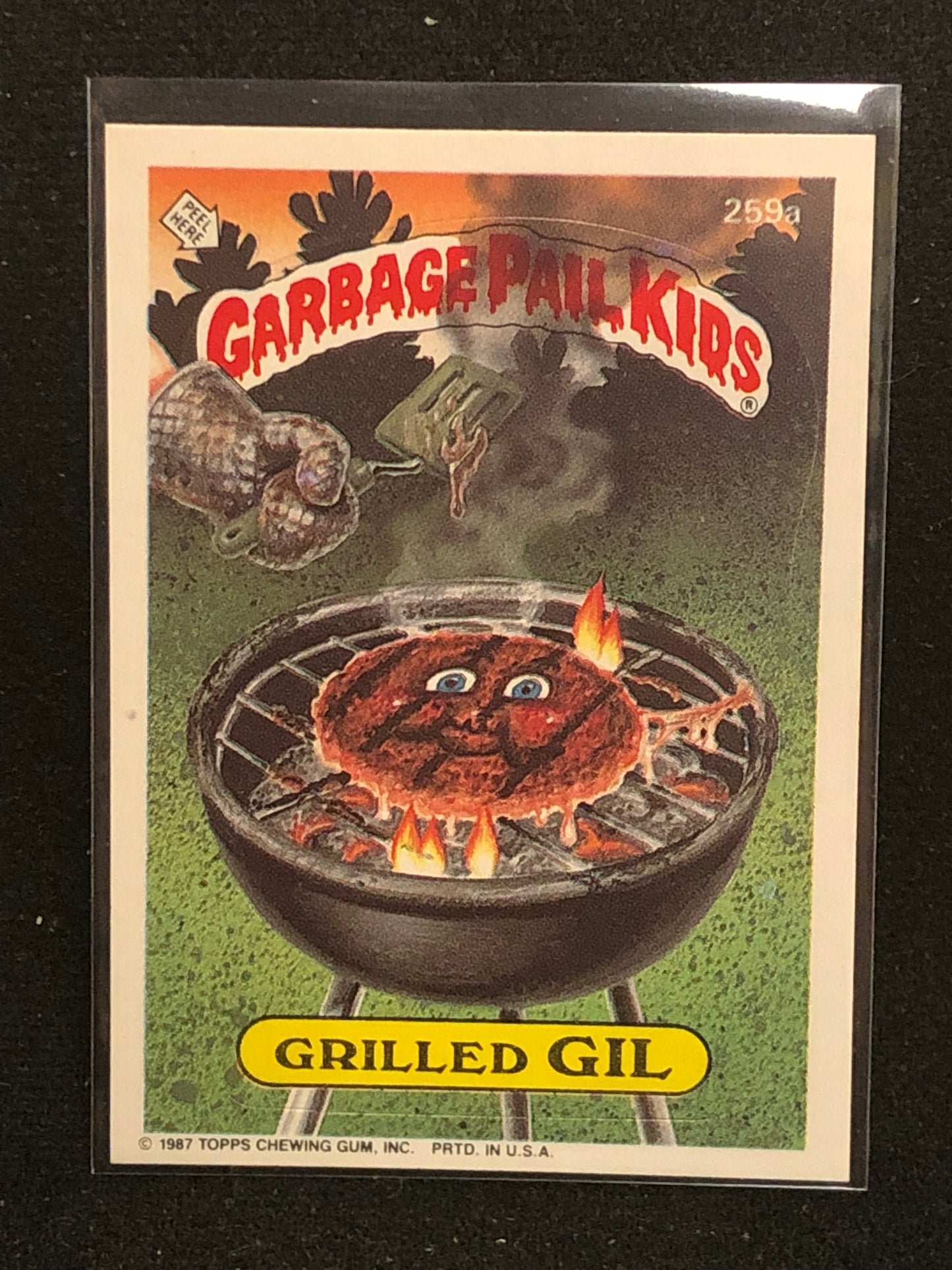 Garbage Pail Kids Original Series 7 (os7) 259a Grilled Gil