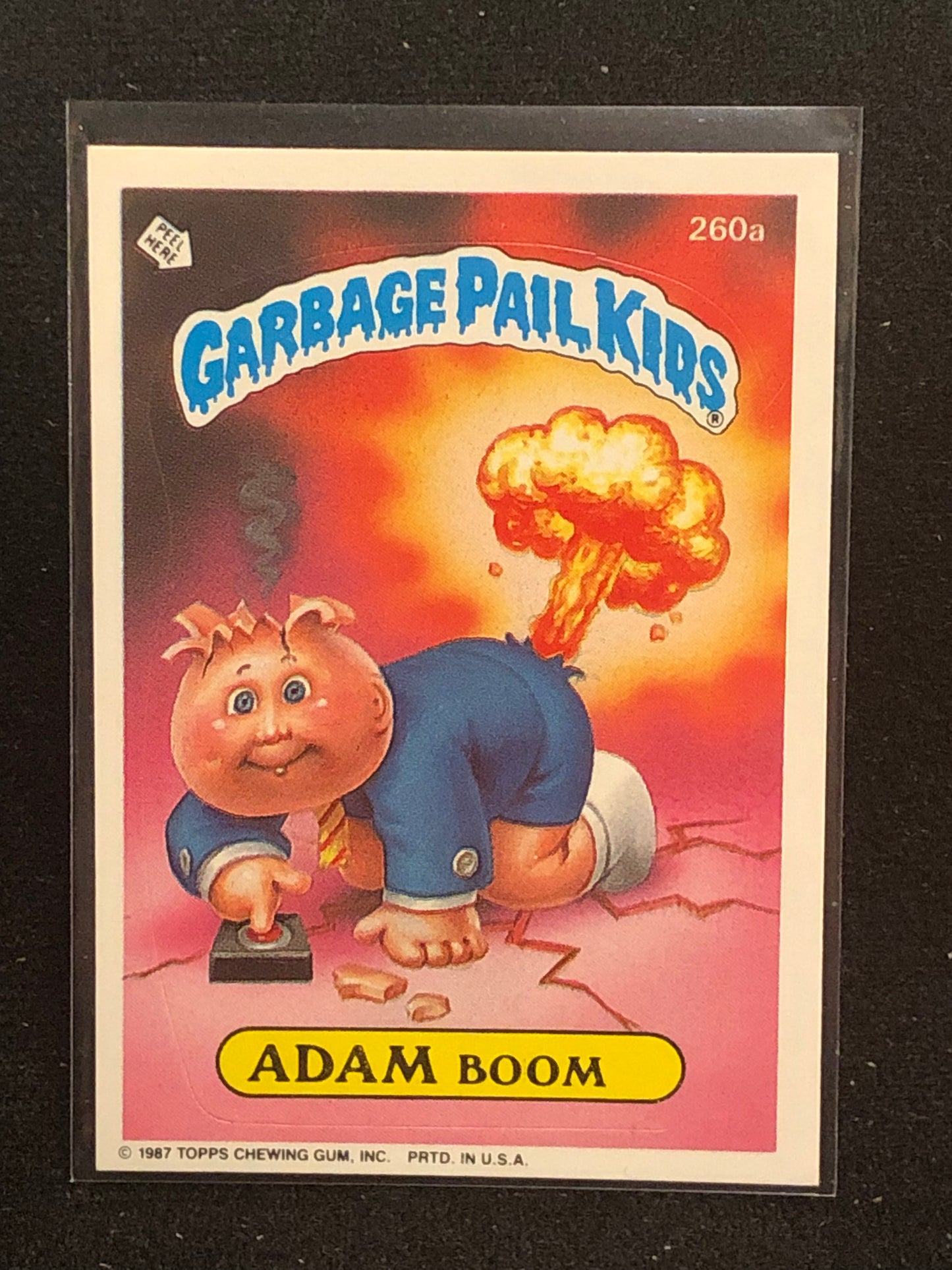 Garbage Pail Kids Original Series 7 (os7) 260a Adam Boom