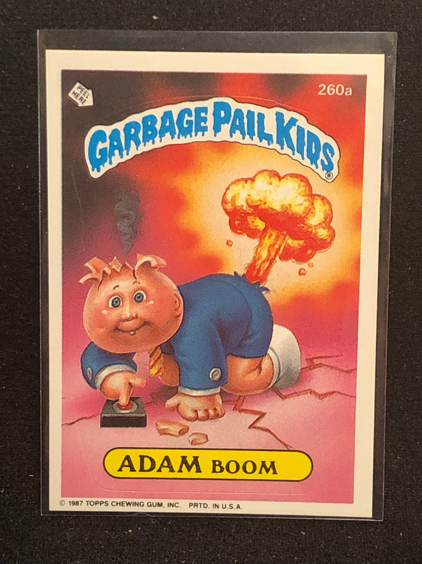 Garbage Pail Kids Original Series 7 (os7) 260a Adam Boom