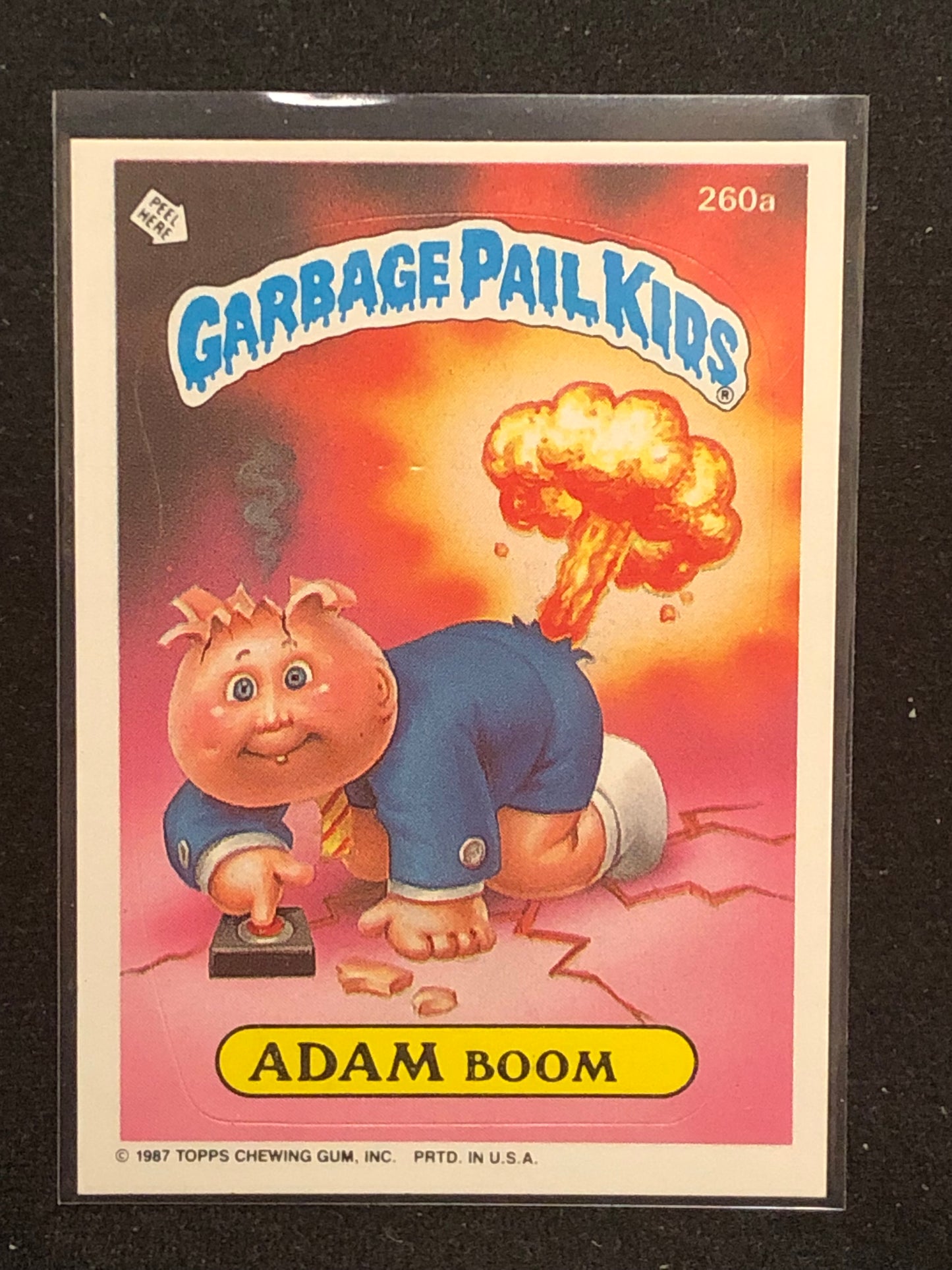 Garbage Pail Kids Original Series 7 (os7) 260a Adam Boom