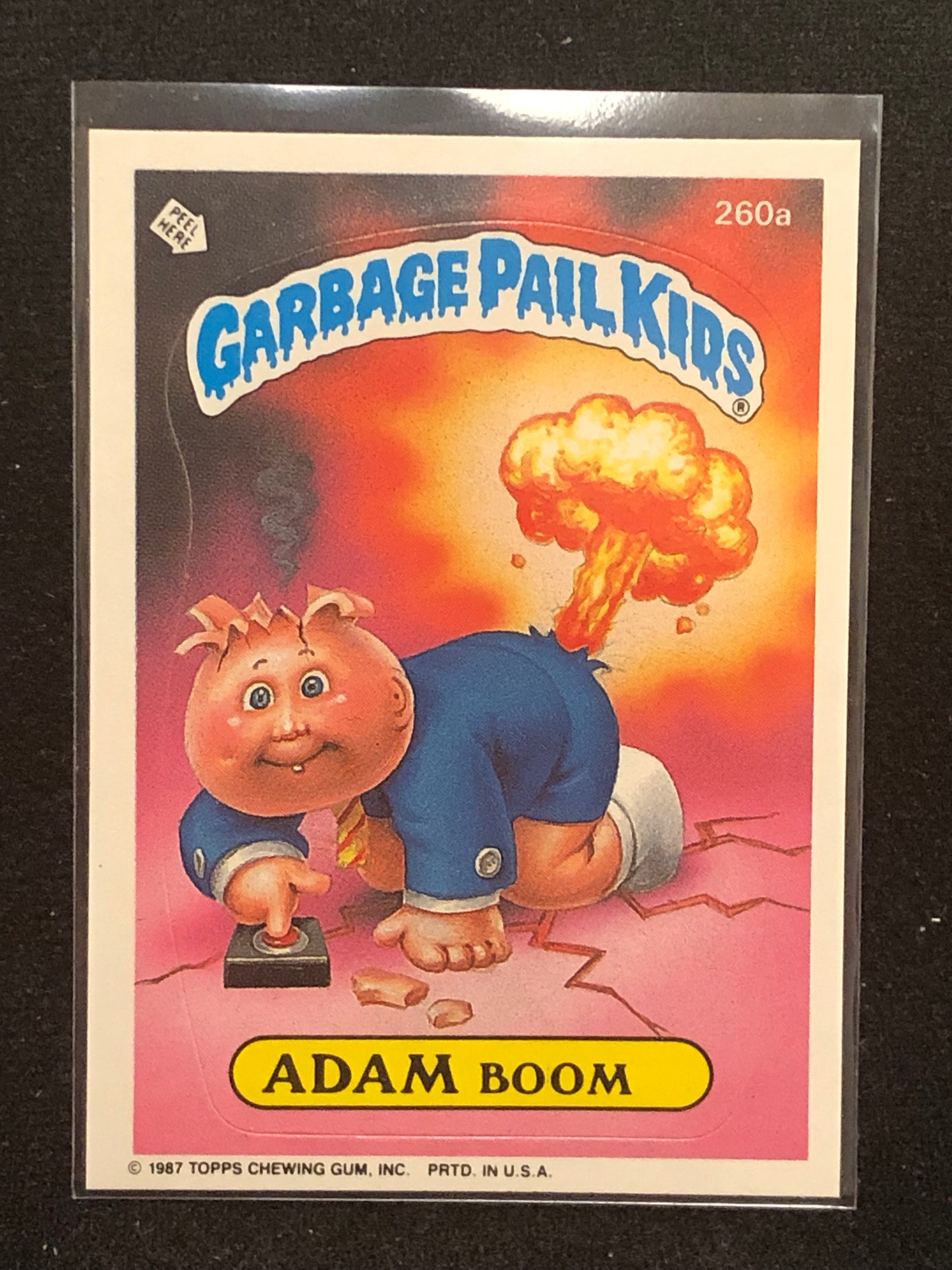 Garbage Pail Kids Original Series 7 (os7) 260a Adam Boom