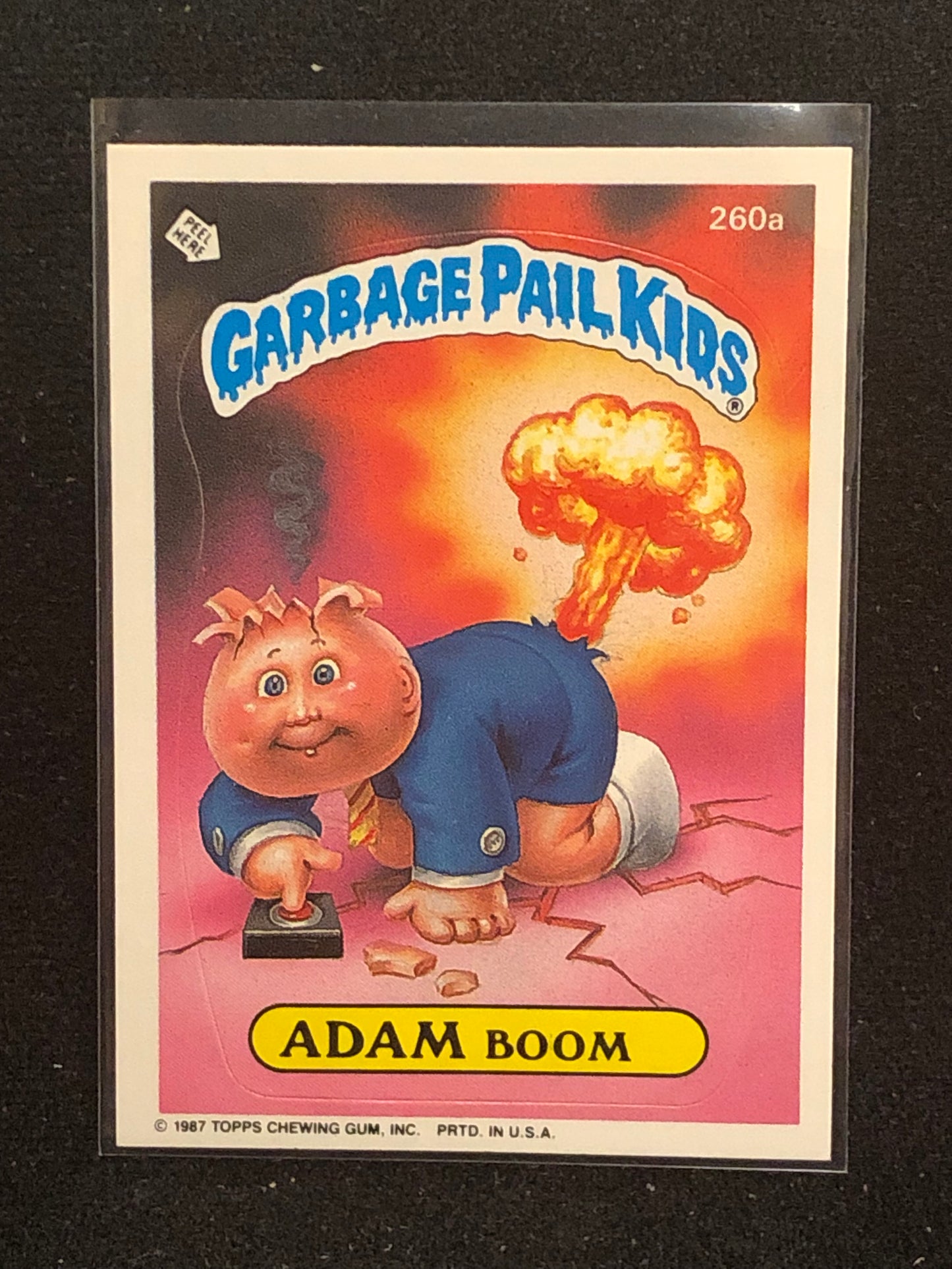 Garbage Pail Kids Original Series 7 (os7) 260a Adam Boom