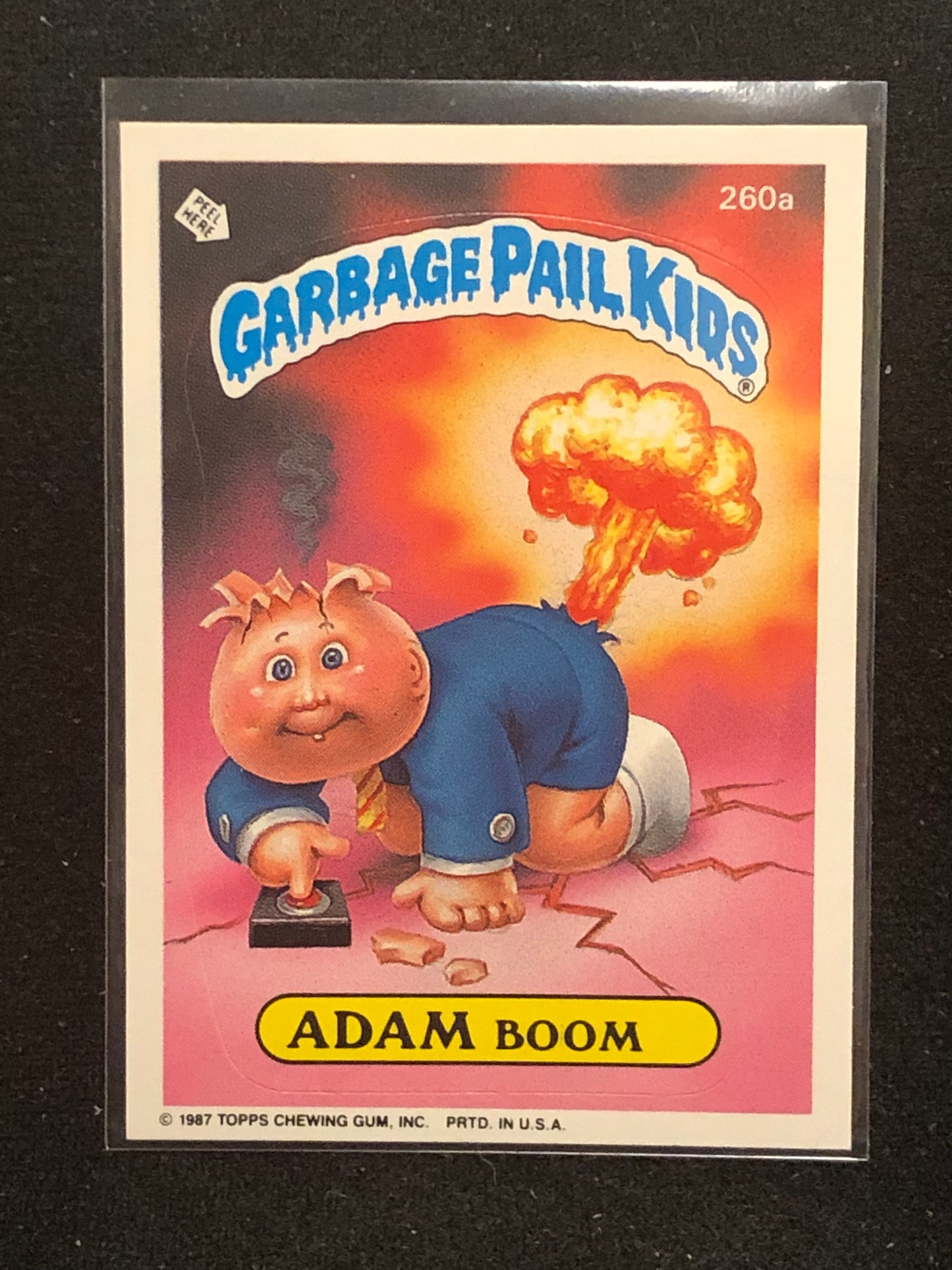 Garbage Pail Kids Original Series 7 (os7) 260a Adam Boom