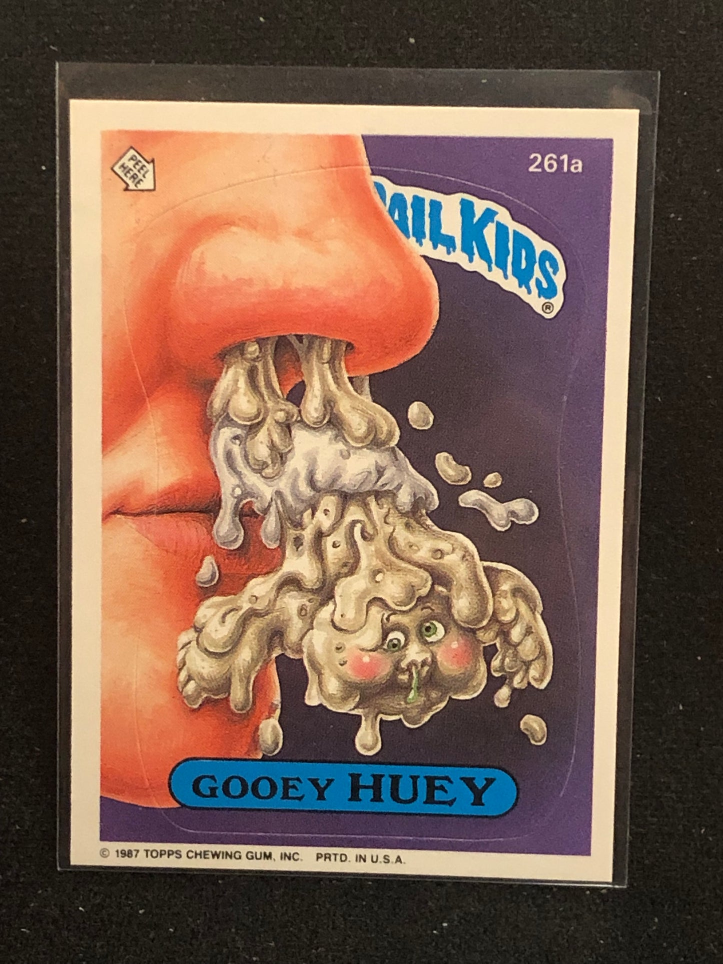 Garbage Pail Kids Original Series 7 (os7) 261a Gooey Huey