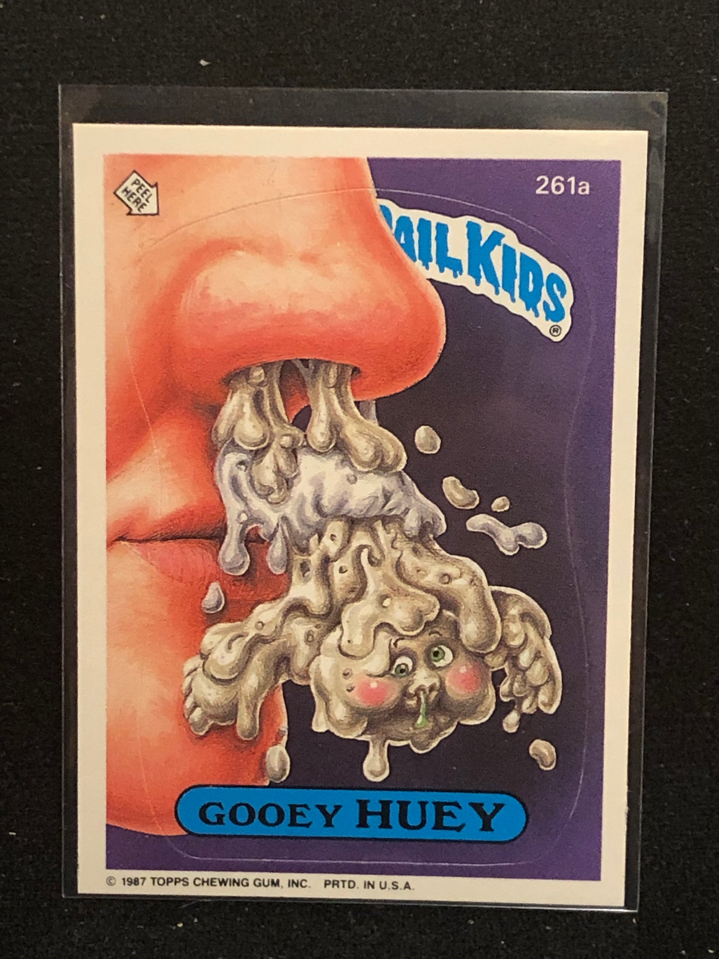 Garbage Pail Kids Original Series 7 (os7) 261a Gooey Huey