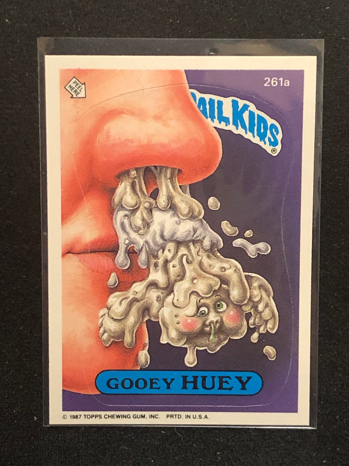 Garbage Pail Kids Original Series 7 (os7) 261a Gooey Huey