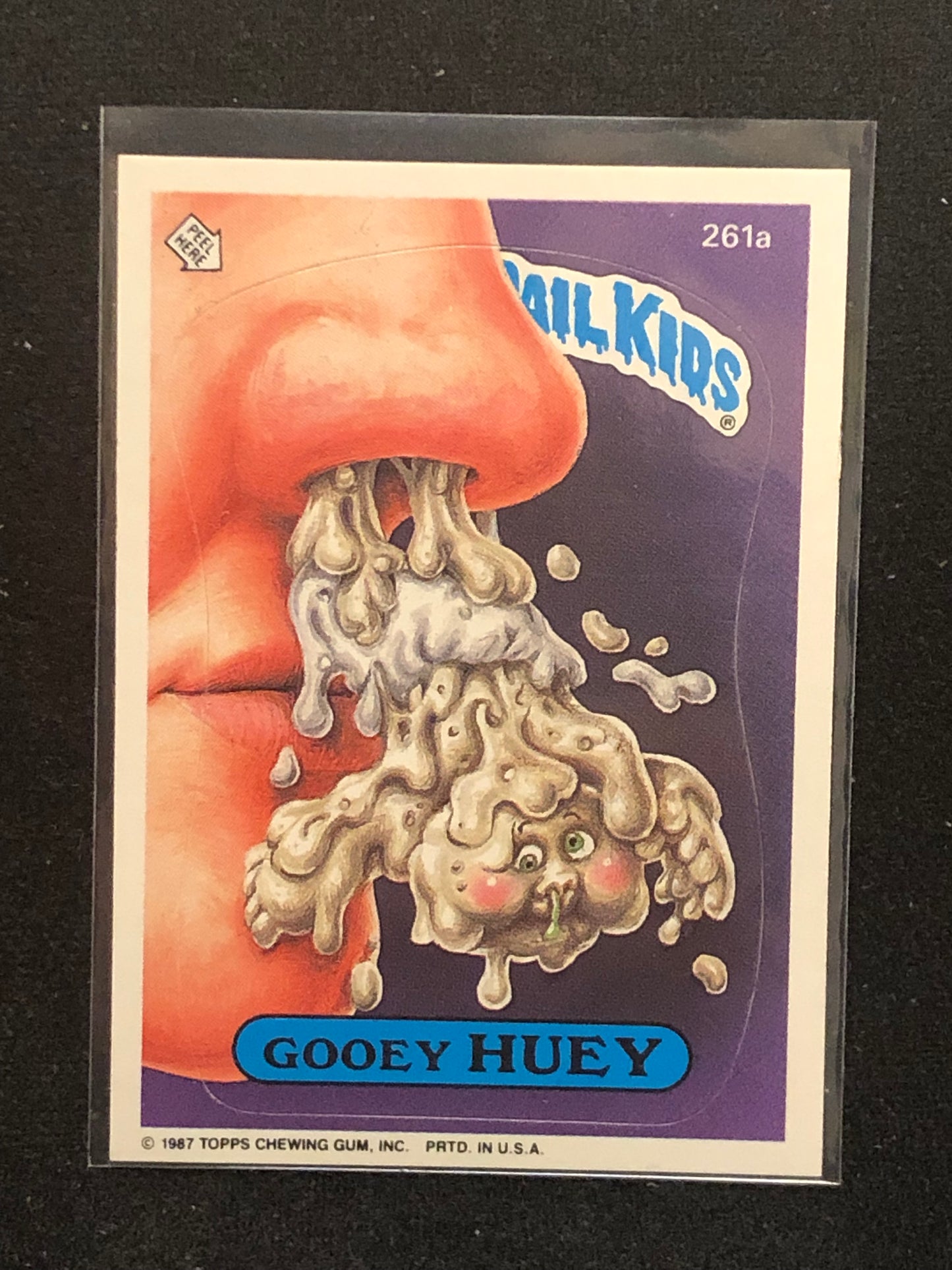 Garbage Pail Kids Original Series 7 (os7) 261a Gooey Huey