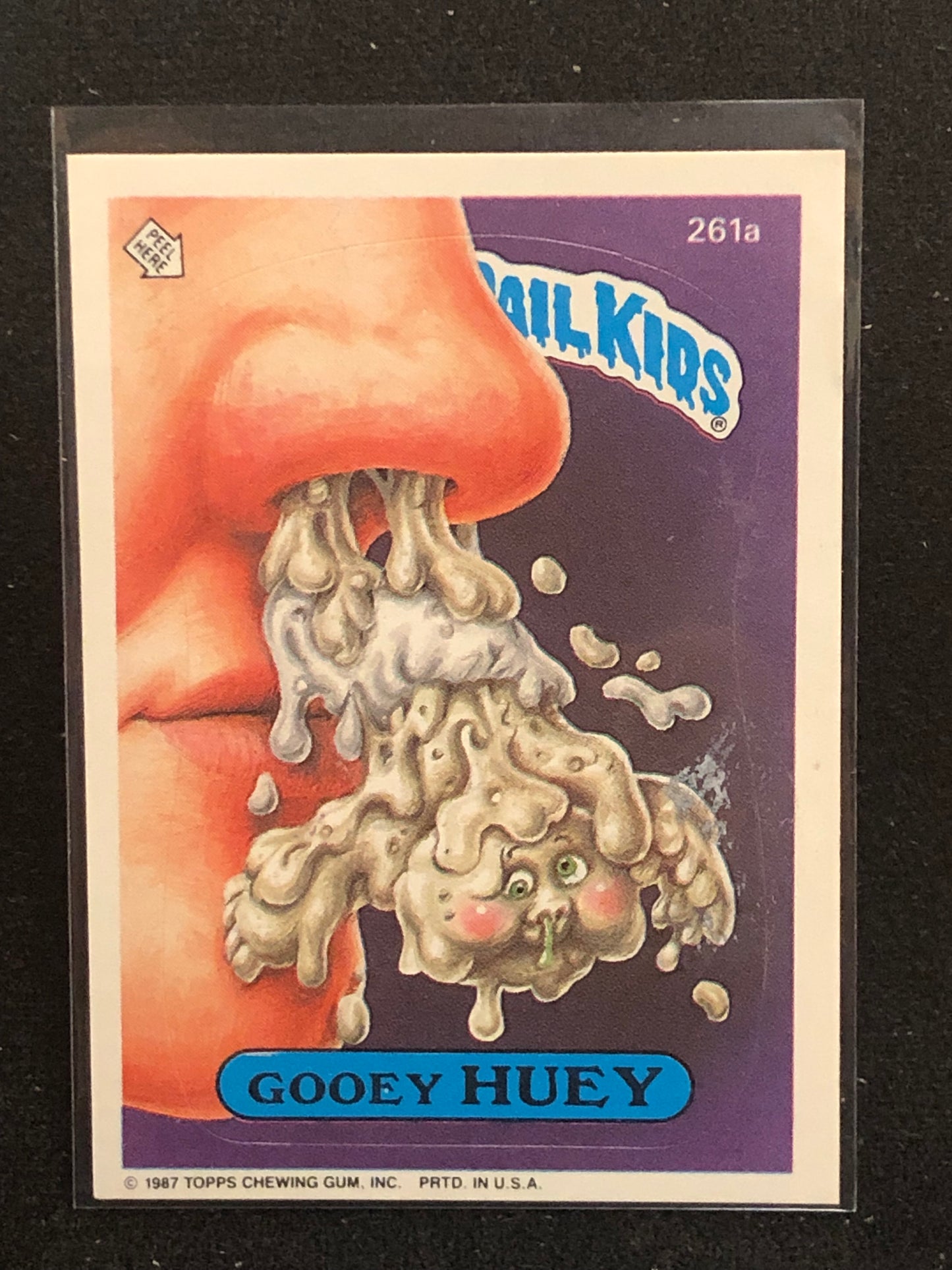 Garbage Pail Kids Original Series 7 (os7) 261a Gooey Huey