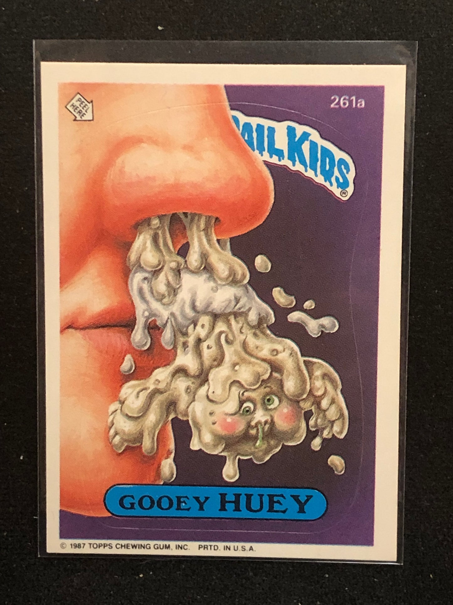 Garbage Pail Kids Original Series 7 (os7) 261a Gooey Huey