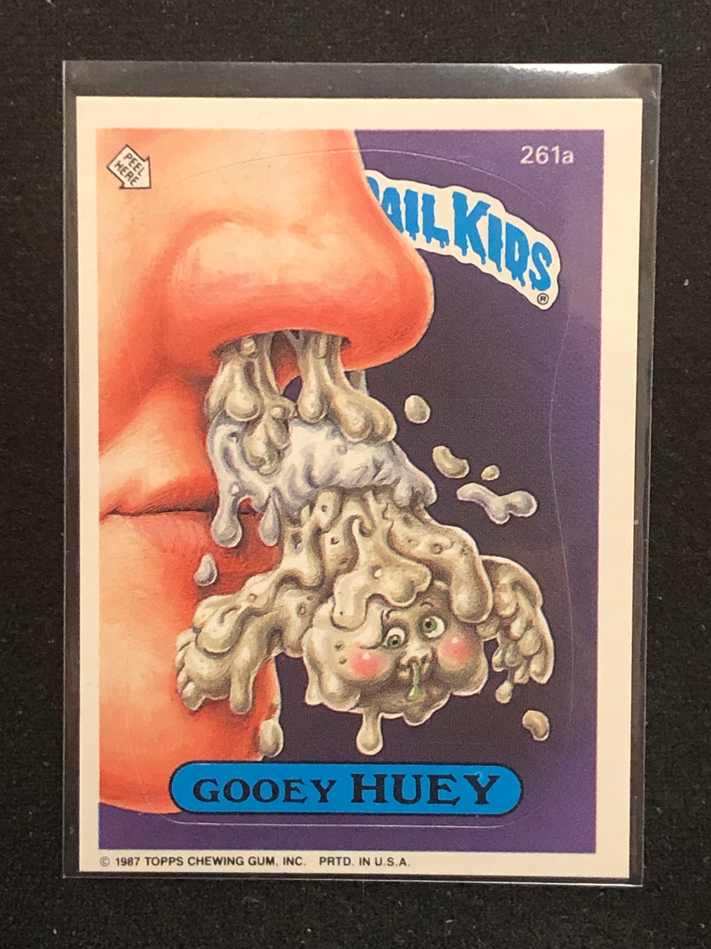 Garbage Pail Kids Original Series 7 (os7) 261a Gooey Huey