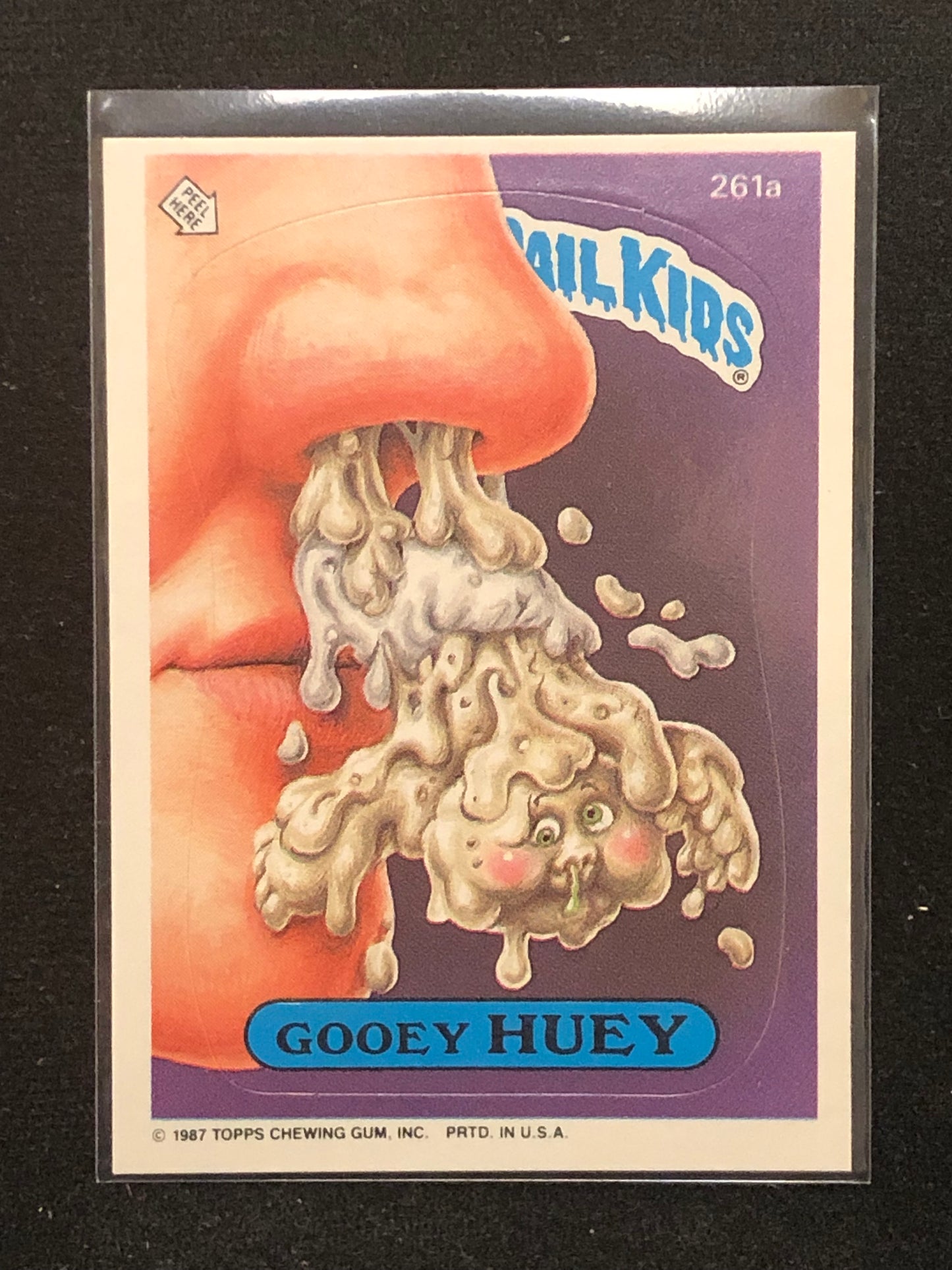 Garbage Pail Kids Original Series 7 (os7) 261a Gooey Huey