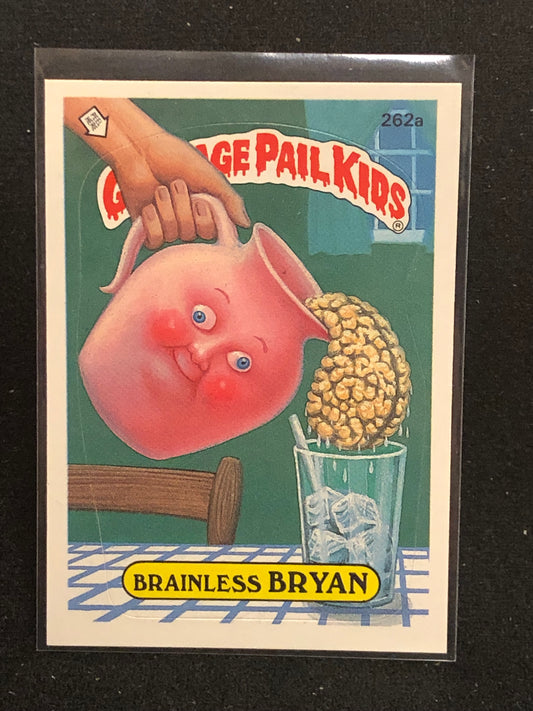 Garbage Pail Kids Original Series 7 (os7) 262a Brainless Bryan