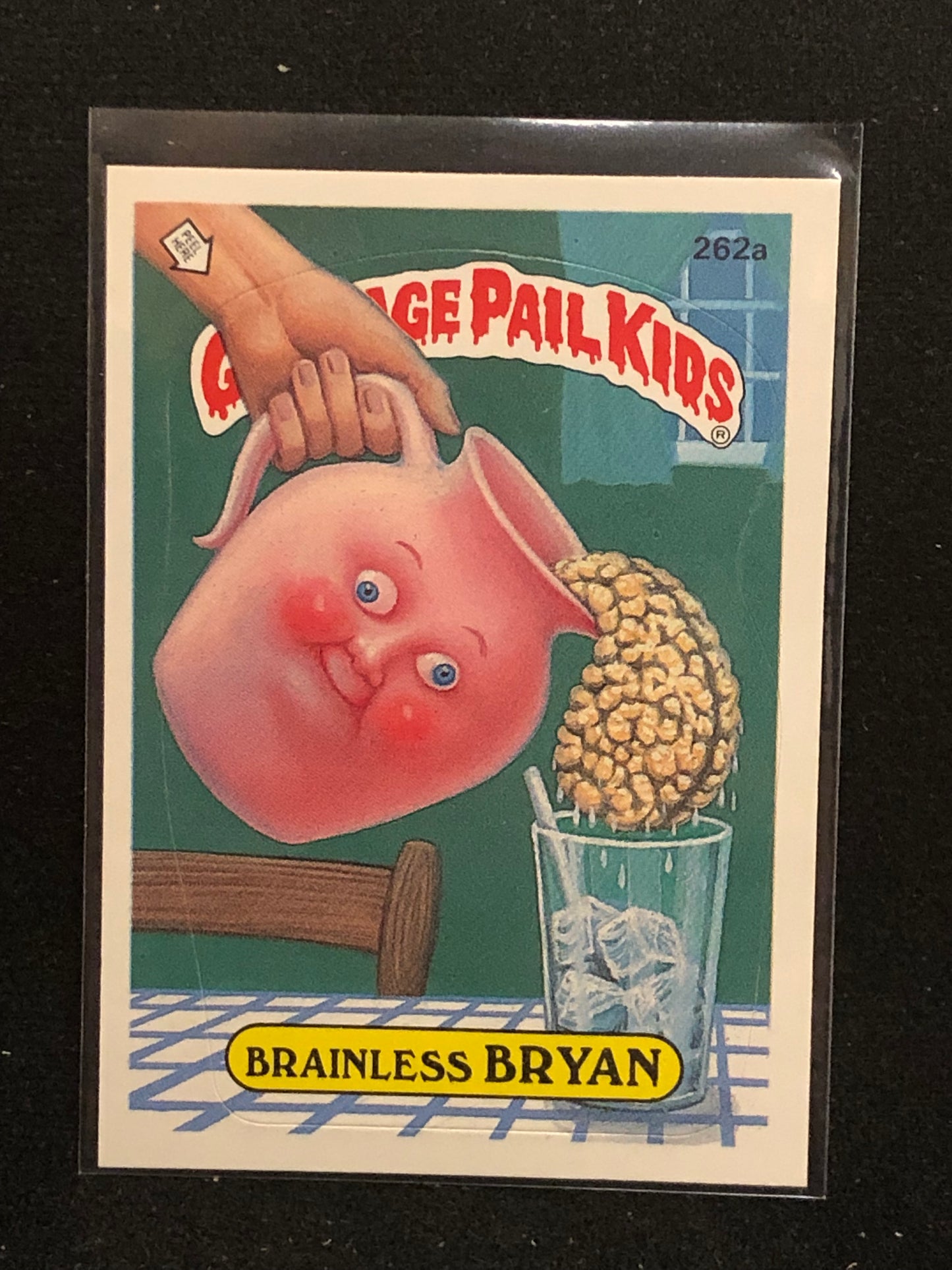 Garbage Pail Kids Original Series 7 (os7) 262a Brainless Bryan