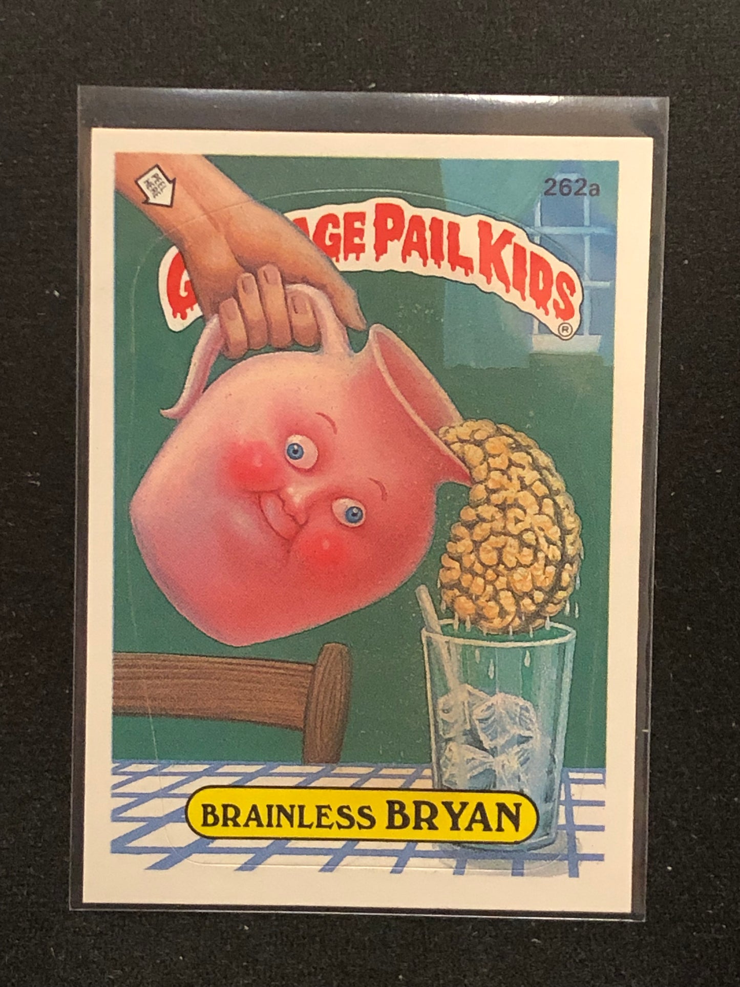 Garbage Pail Kids Original Series 7 (os7) 262a Brainless Bryan