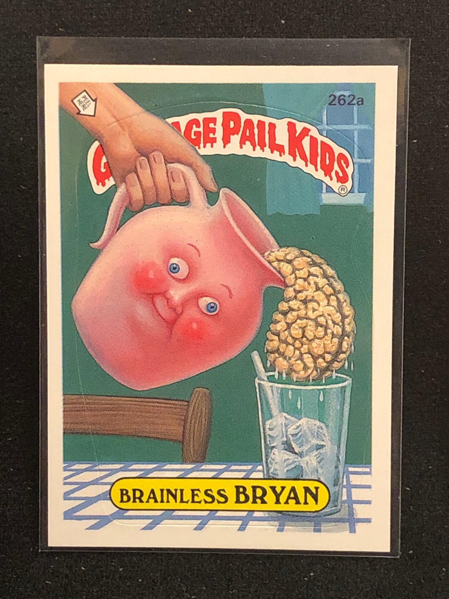 Garbage Pail Kids Original Series 7 (os7) 262a Brainless Bryan