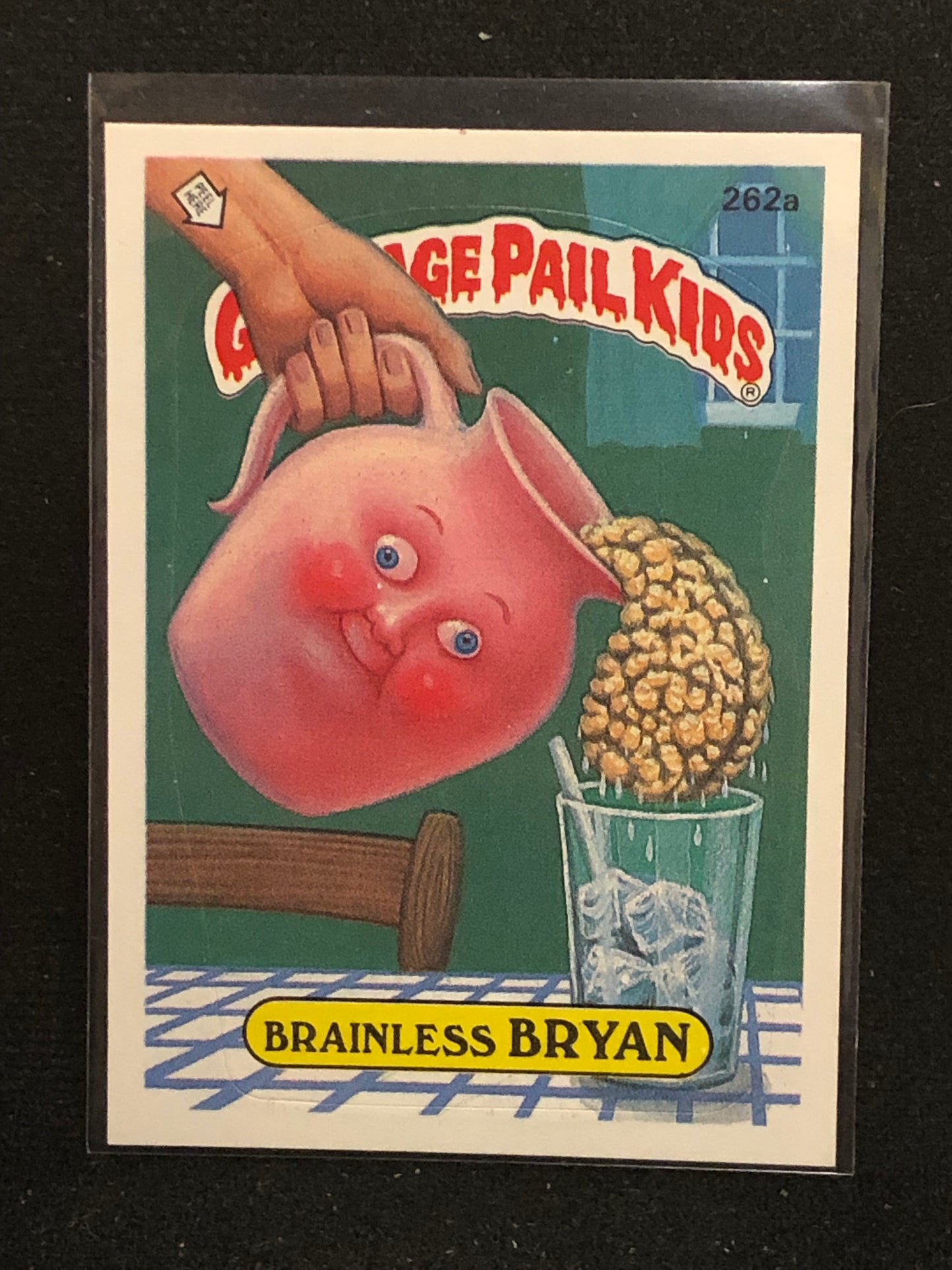 Garbage Pail Kids Original Series 7 (os7) 262a Brainless Bryan