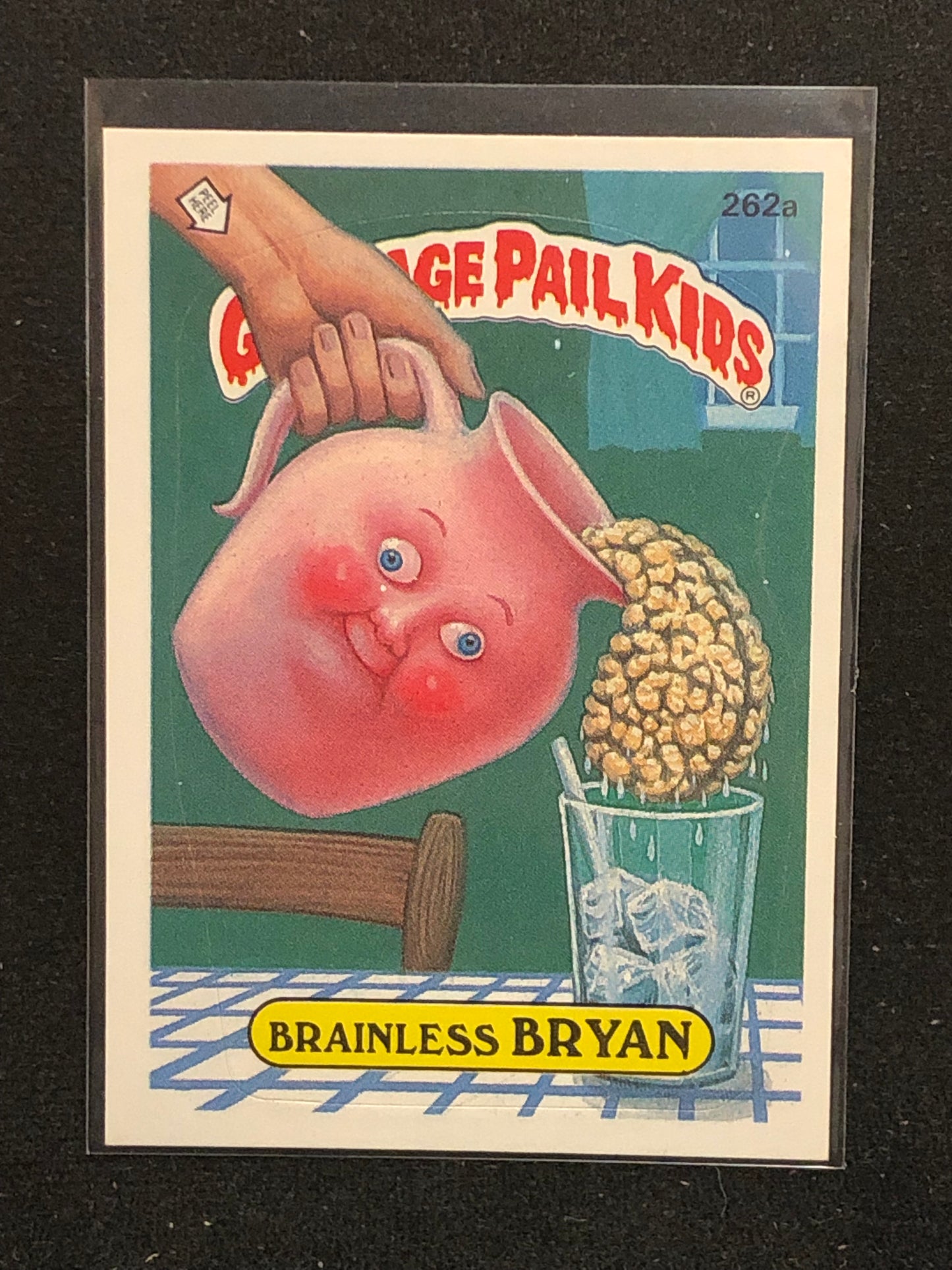 Garbage Pail Kids Original Series 7 (os7) 262a Brainless Bryan