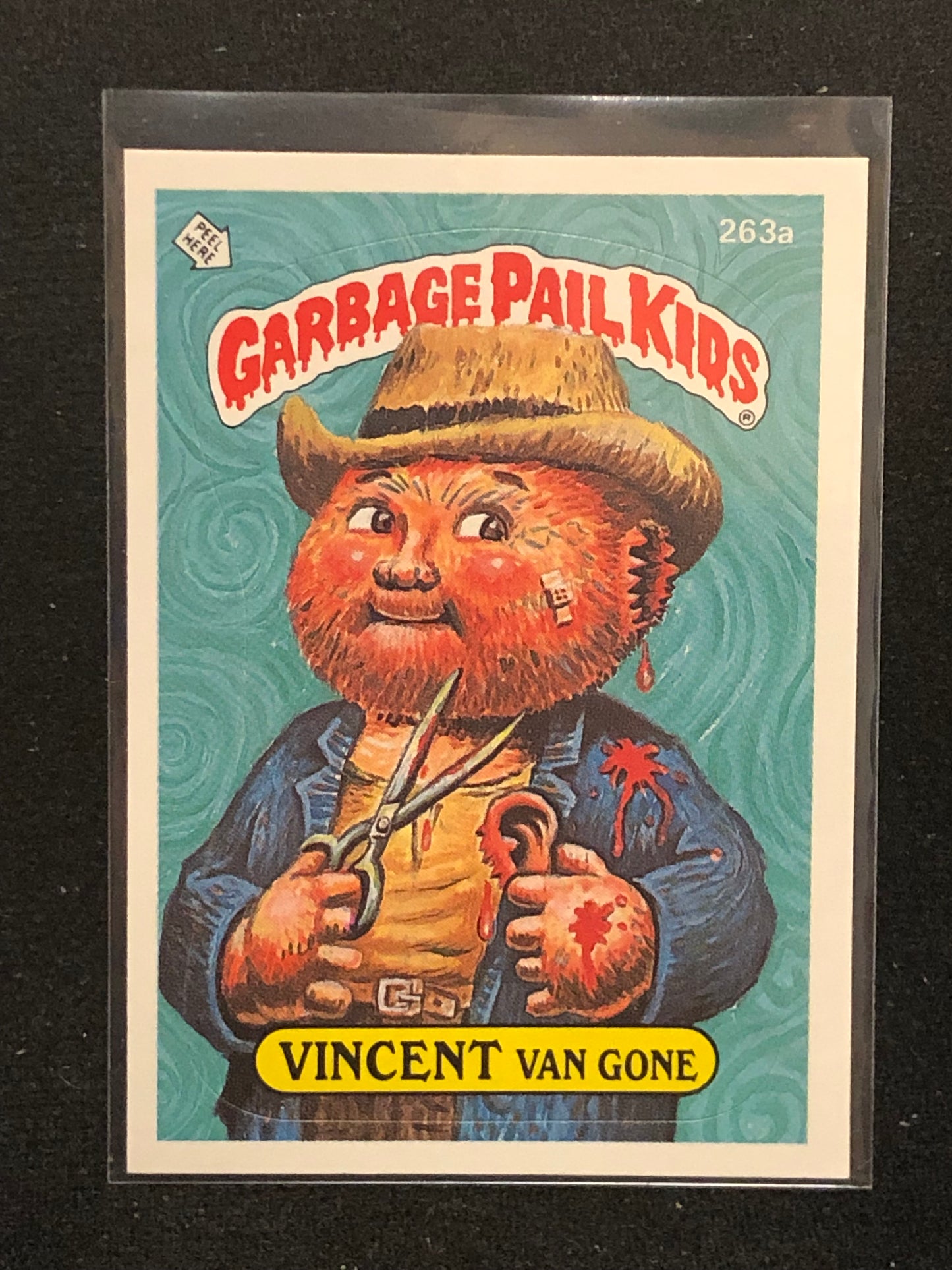 Garbage Pail Kids Original Series 7 (os7) 263a Vincent Van Gone