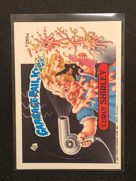 Garbage Pail Kids Original Series 7 (os7) 265a Curly Shirley