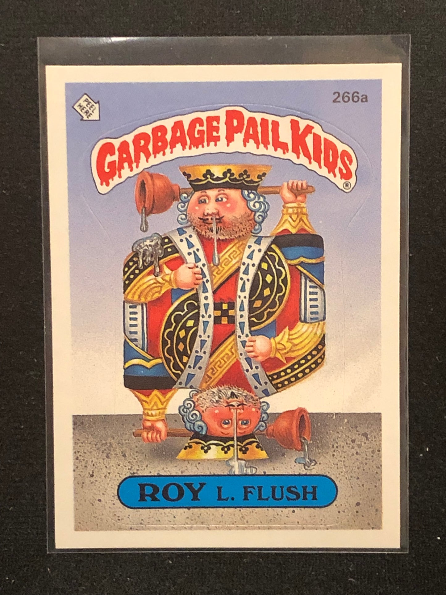 Garbage Pail Kids Original Series 7 (os7) 266a Roy L Flush