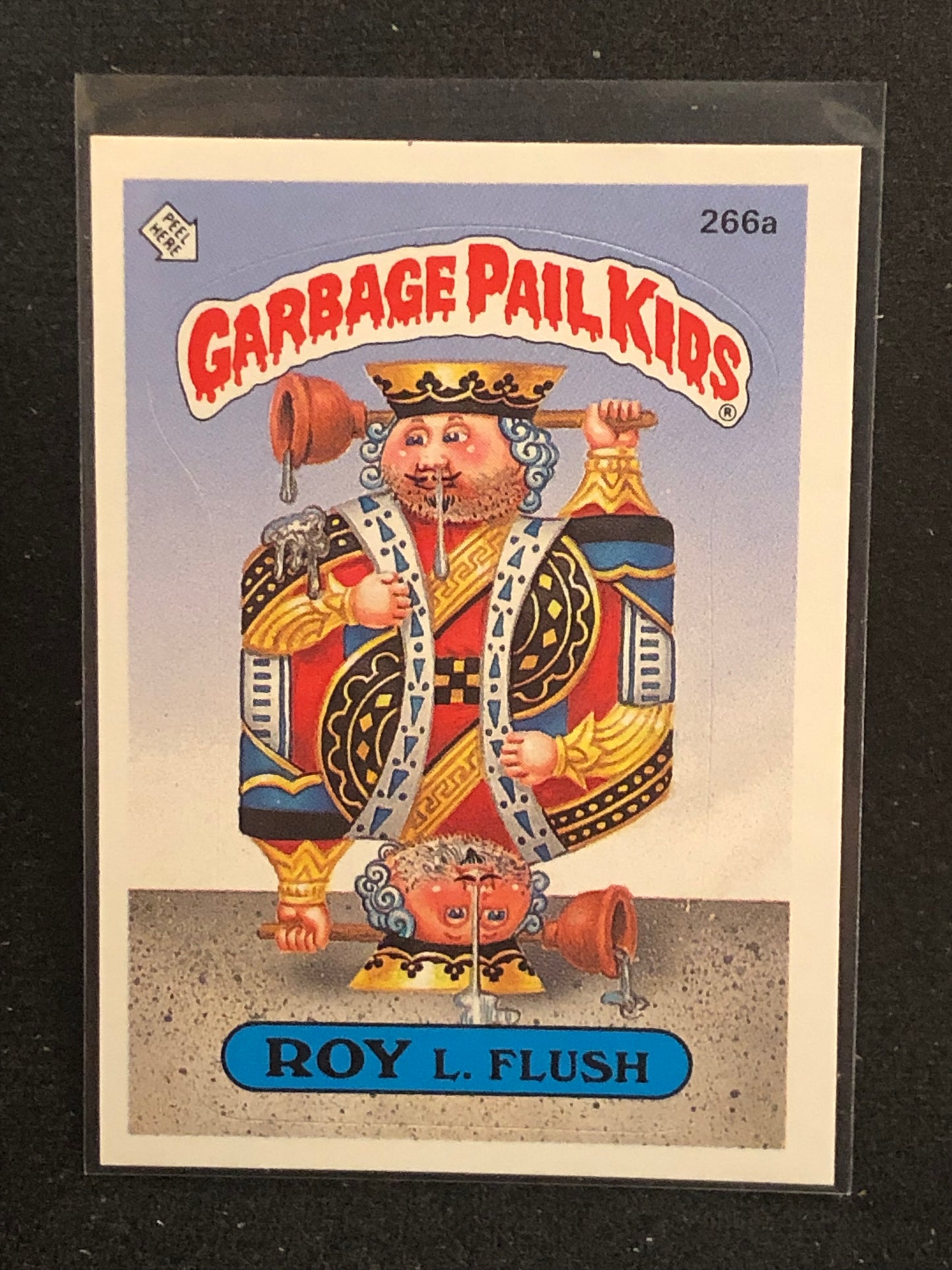 Garbage Pail Kids Original Series 7 (os7) 266a Roy L Flush