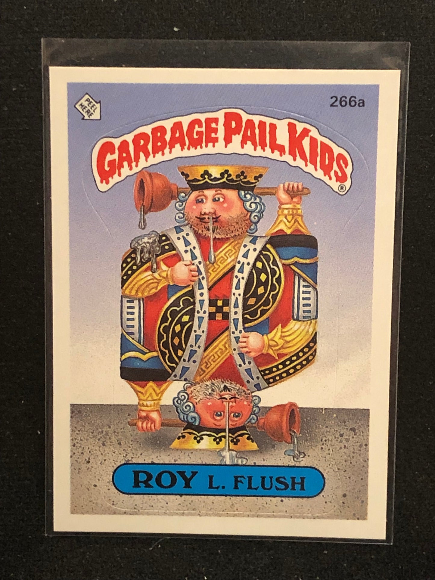 Garbage Pail Kids Original Series 7 (os7) 266a Roy L Flush