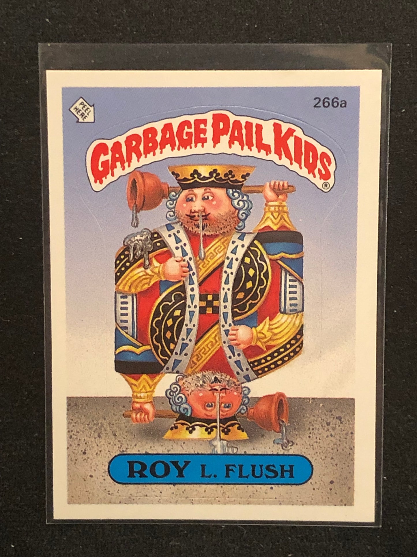 Garbage Pail Kids Original Series 7 (os7) 266a Roy L Flush