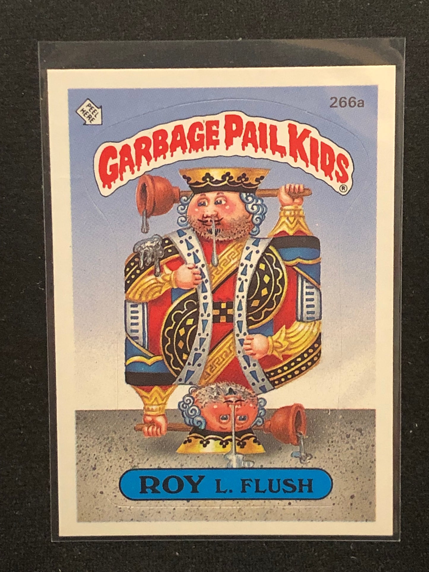 Garbage Pail Kids Original Series 7 (os7) 266a Roy L Flush