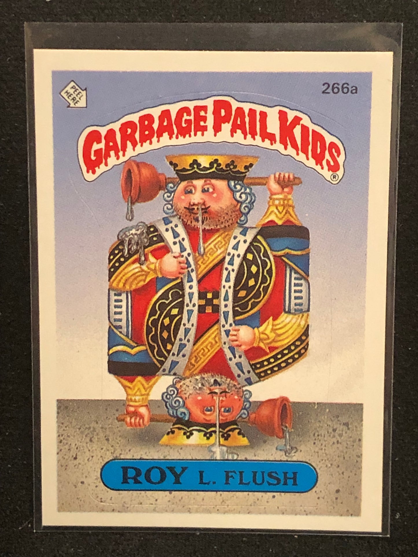 Garbage Pail Kids Original Series 7 (os7) 266a Roy L Flush