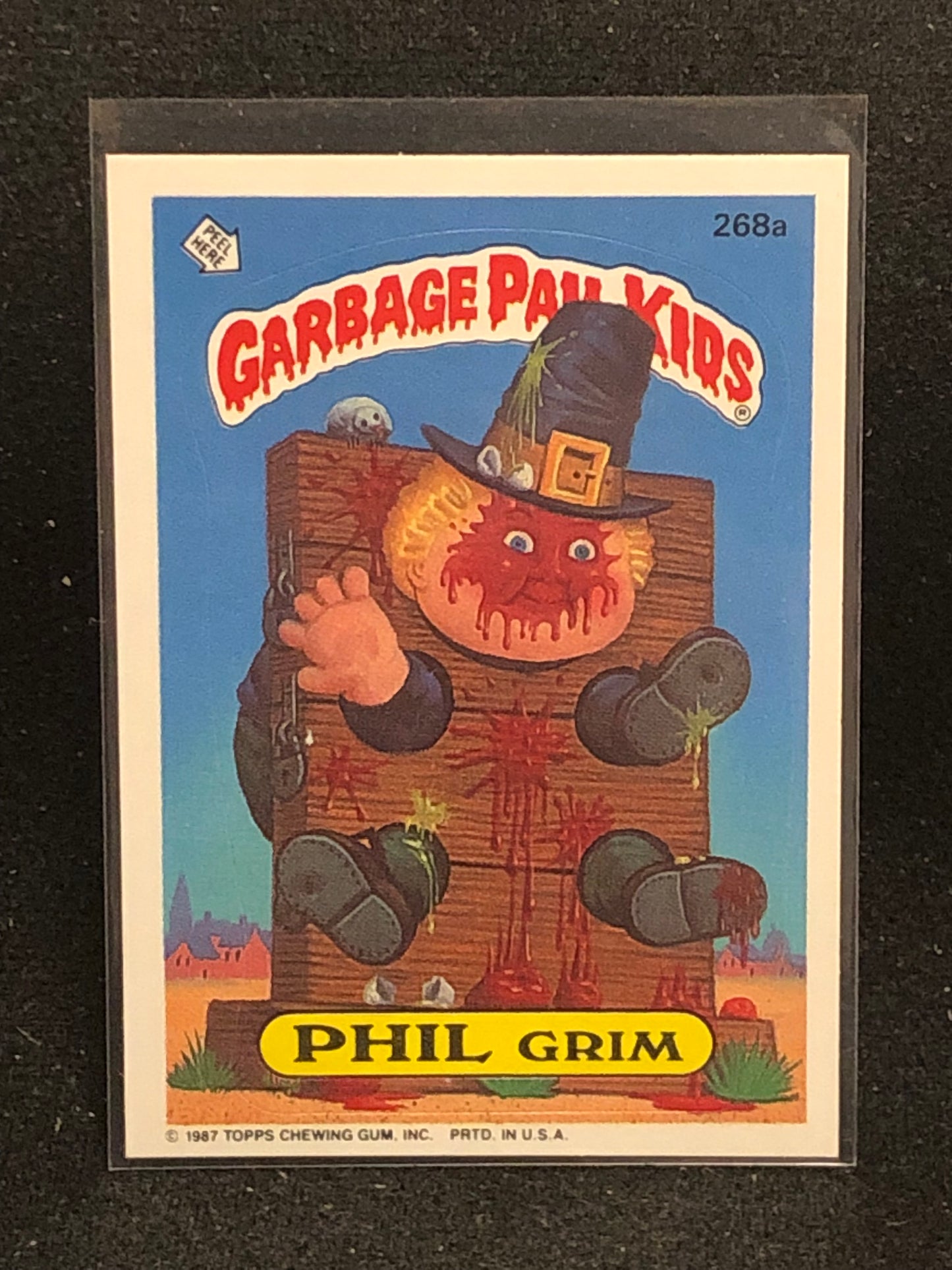 Garbage Pail Kids Original Series 7 (os7) 268a Phil Grim